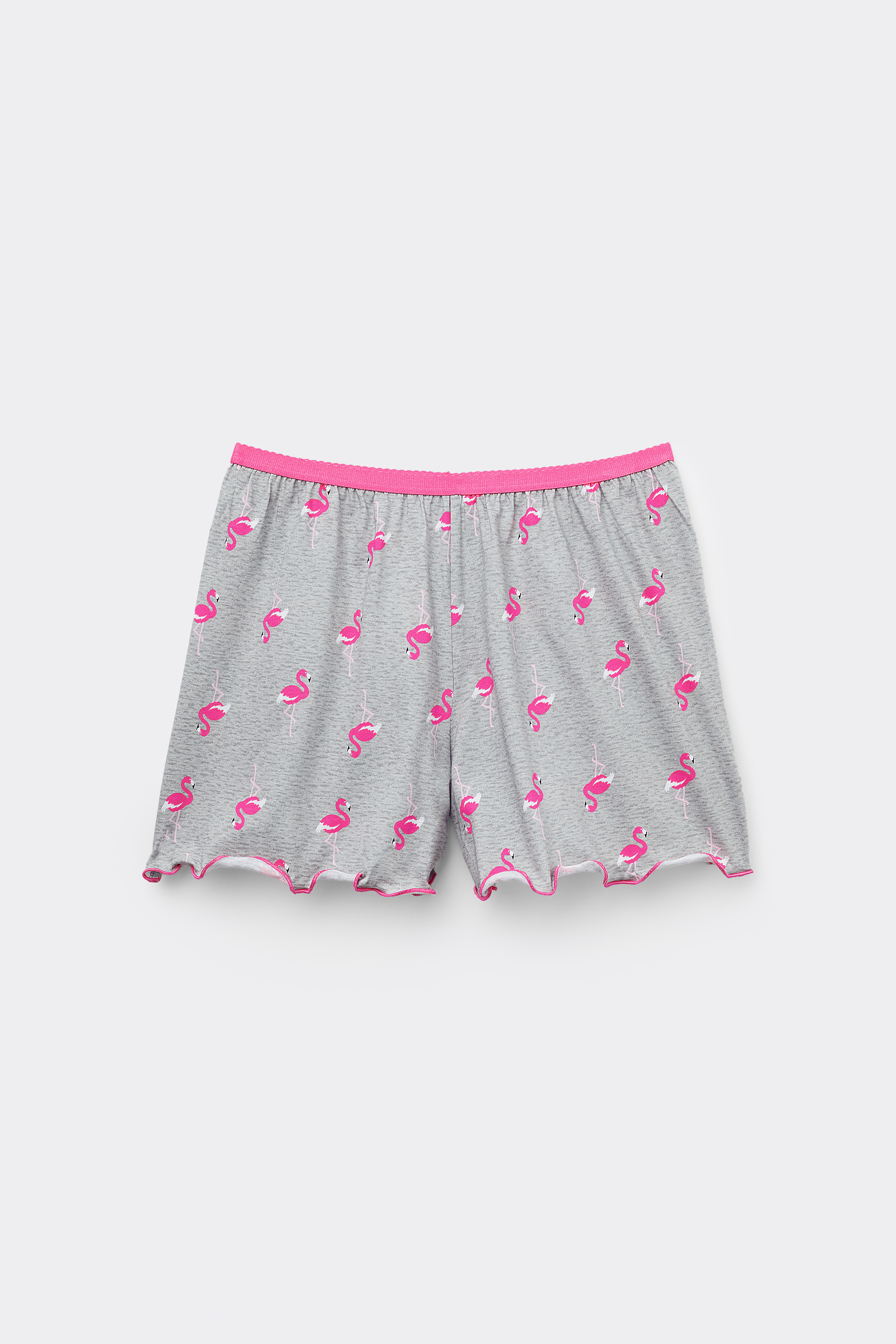 Shorts aus bedruckter Baumwolle