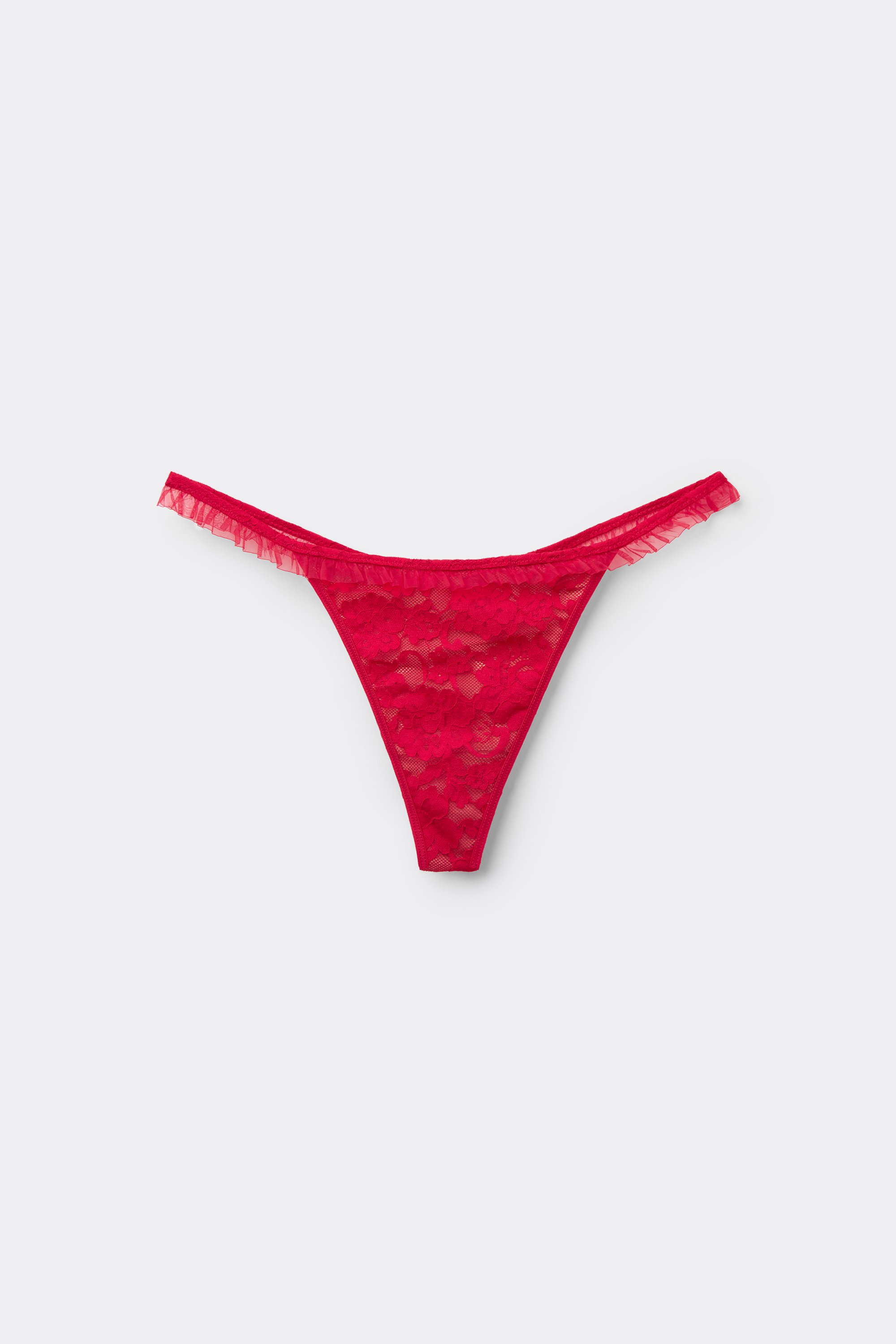 String mit Tanga-Seitenband Romantic Fantasy Rot