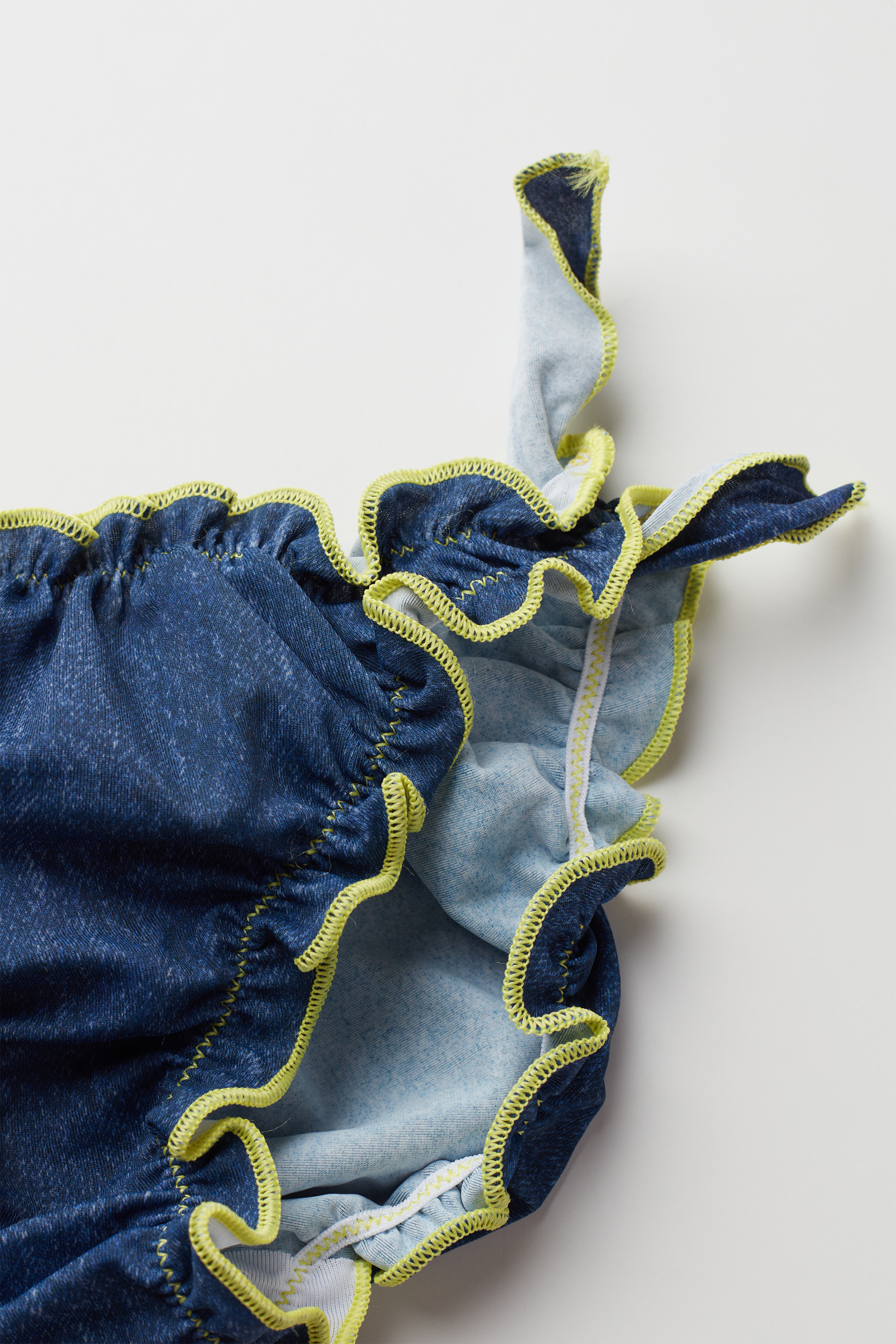 Girl's Crinkled Bikini Bottoms