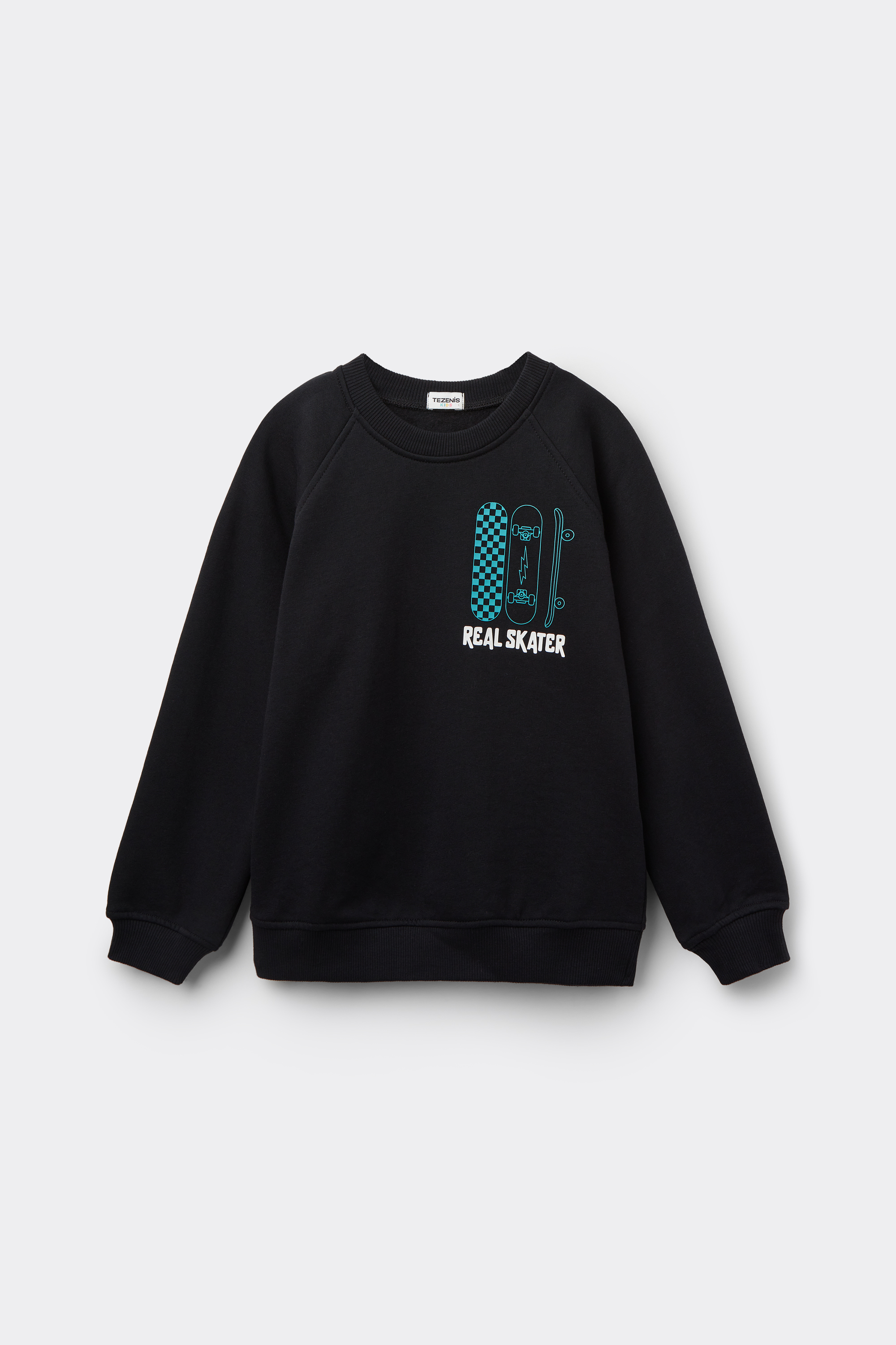 Sweat-Shirt Ras Du Cou Épais Pour Enfants Avec Imprimé