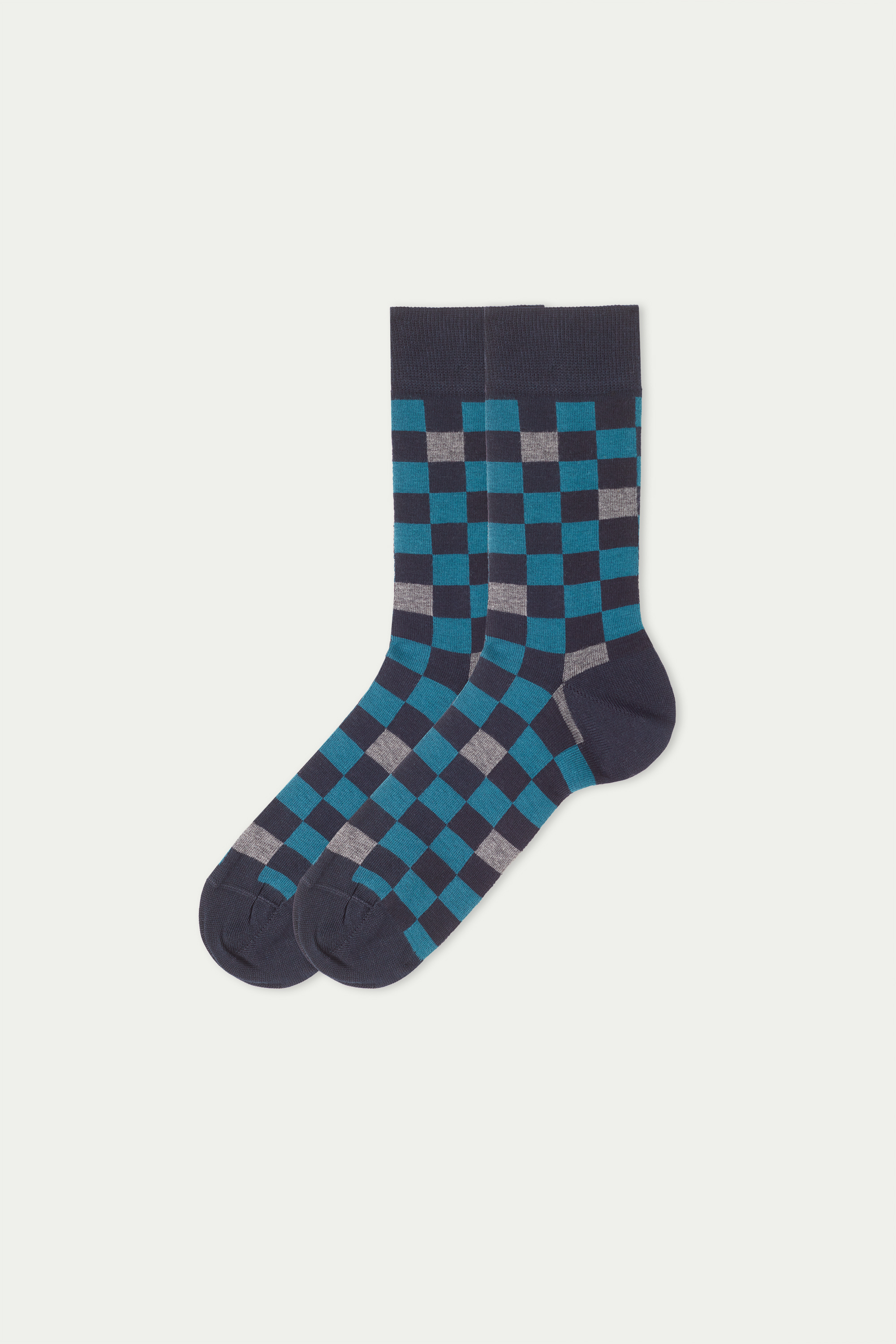 Short Patterned Cotton Socks - Short Socks - Men | Tezenis