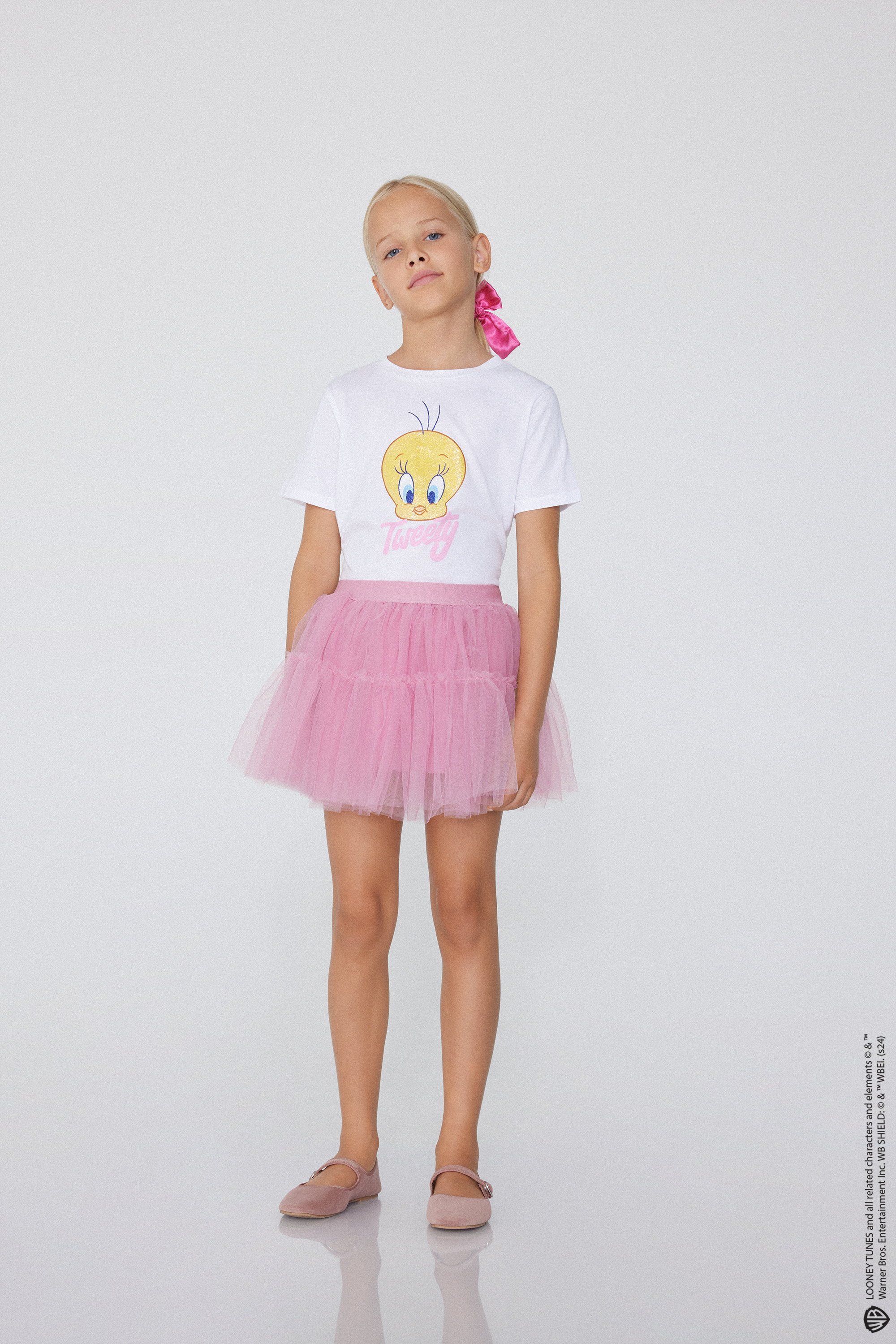 T-shirt Menina Estampado Looney Tunes