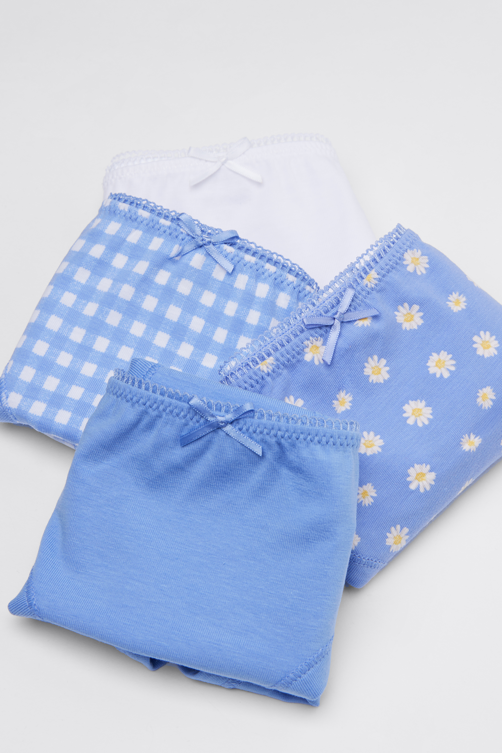 4 Pairs of Girls&rsquo; Printed Cotton Knickers