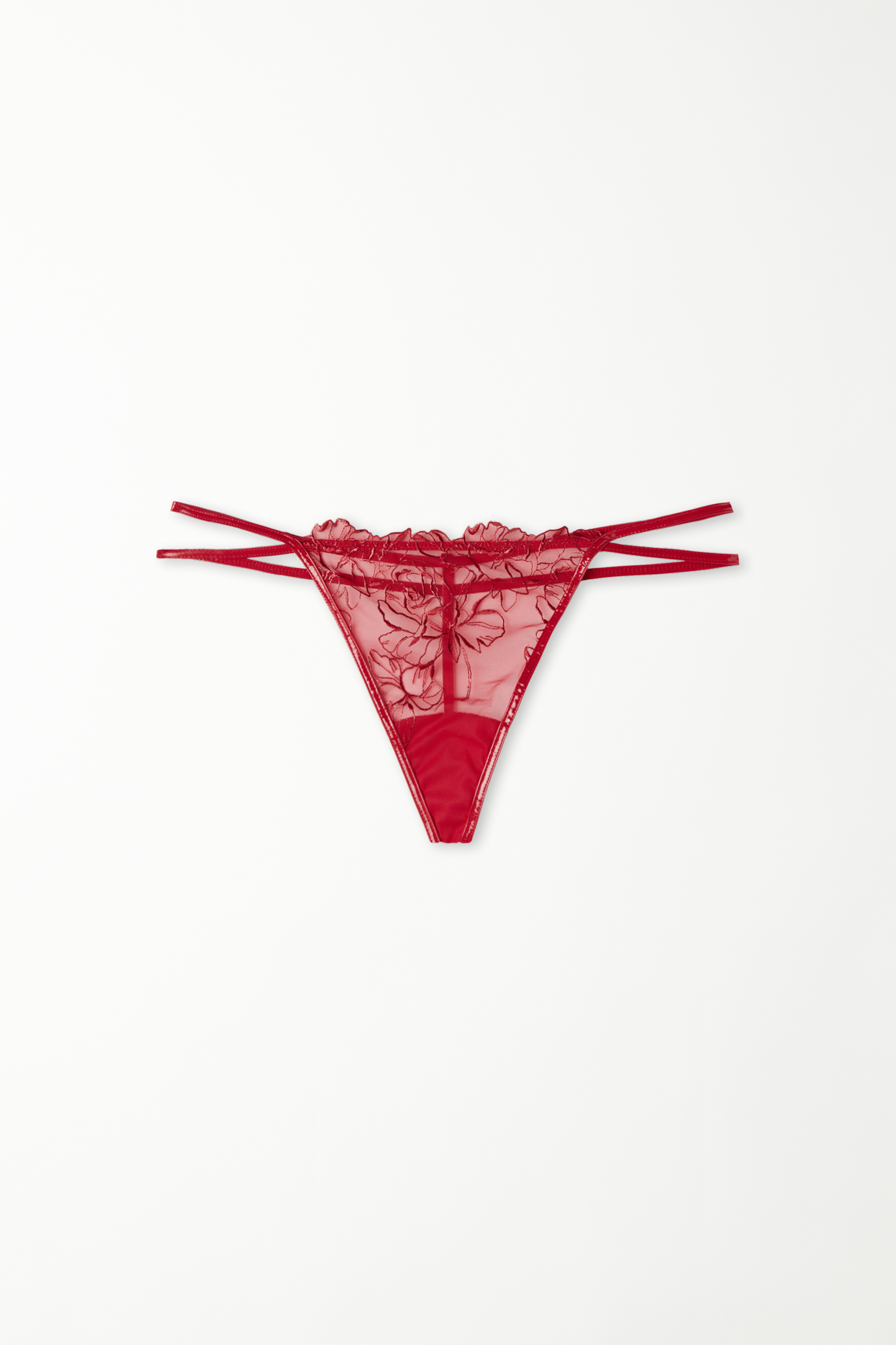 String mit Seitenband im Tanga-Stil Lace Vinyl