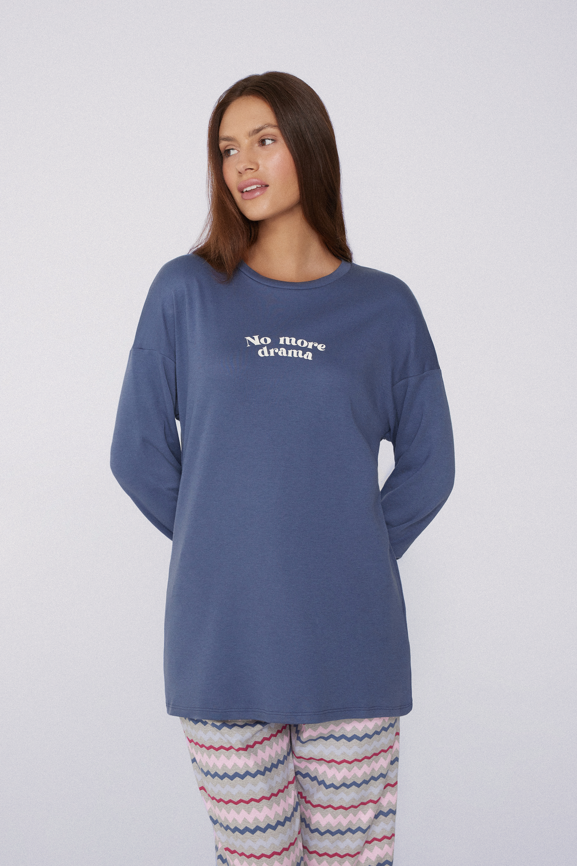Maglia Cotone Manica Lunga Over