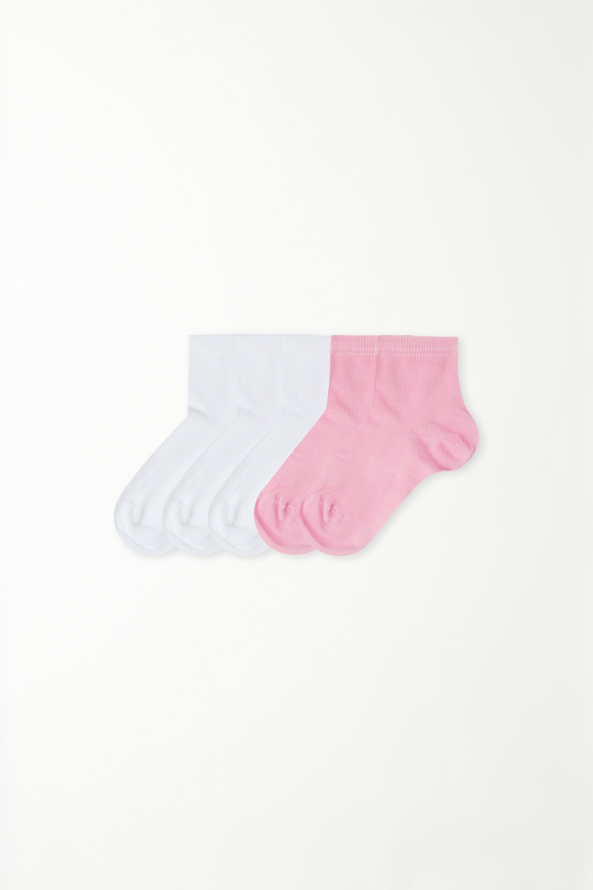 5 Pairs of Kids' Unisex Short Light Cotton Socks