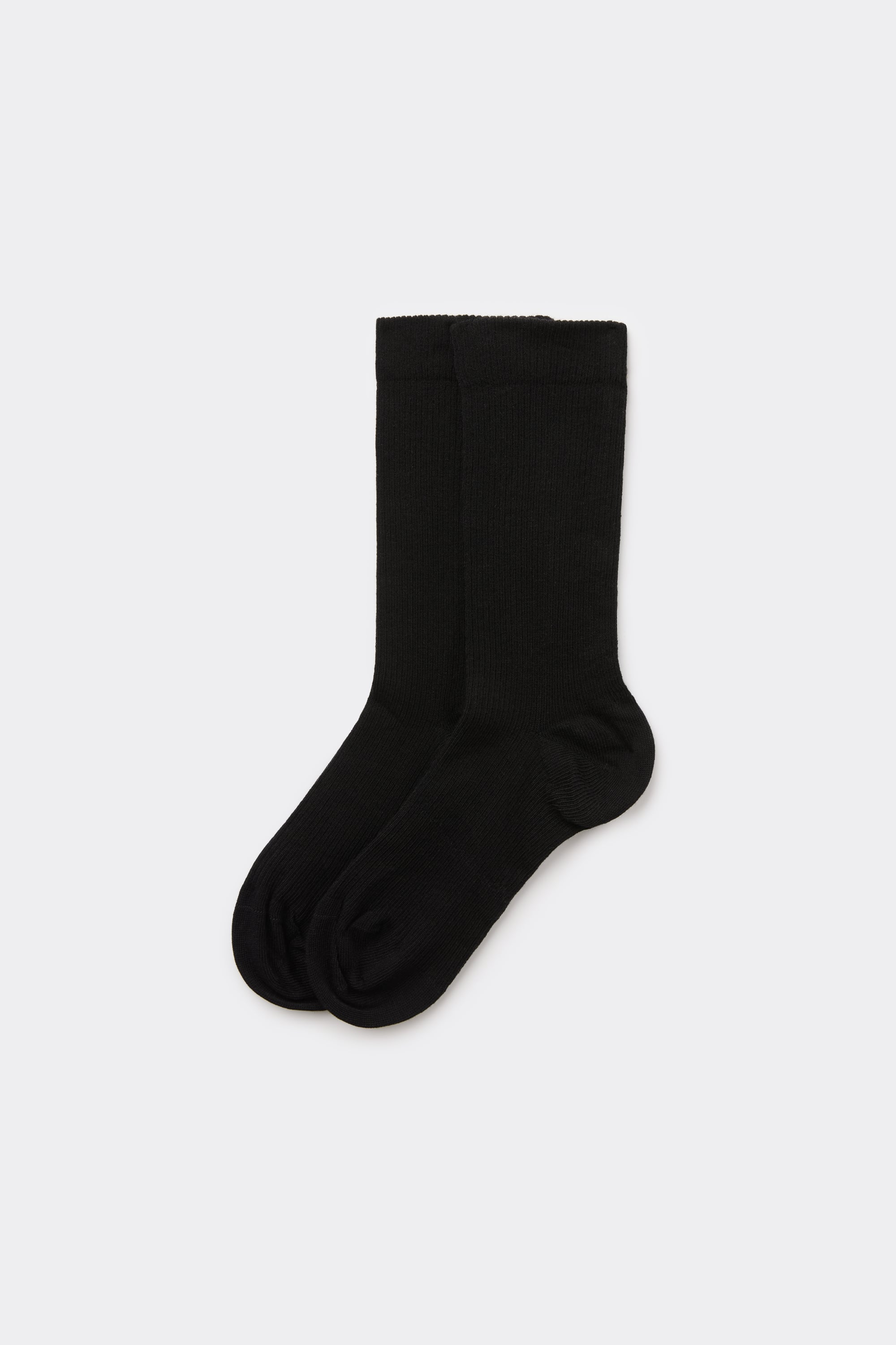 Gerippte 3/4-Socken aus Baumwolle f&uuml;r Damen