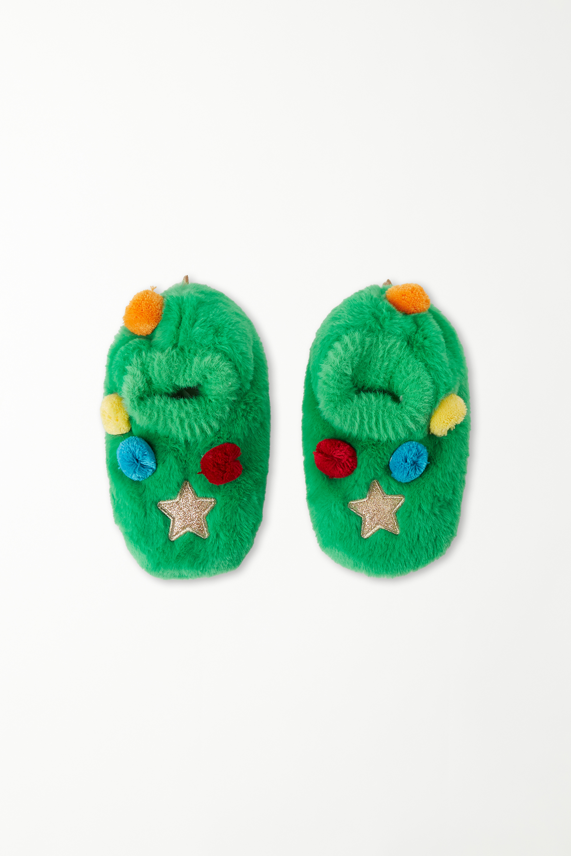 Pantuflas Estilo Zapatillas de Árbol de Navidad Unisex para Niños