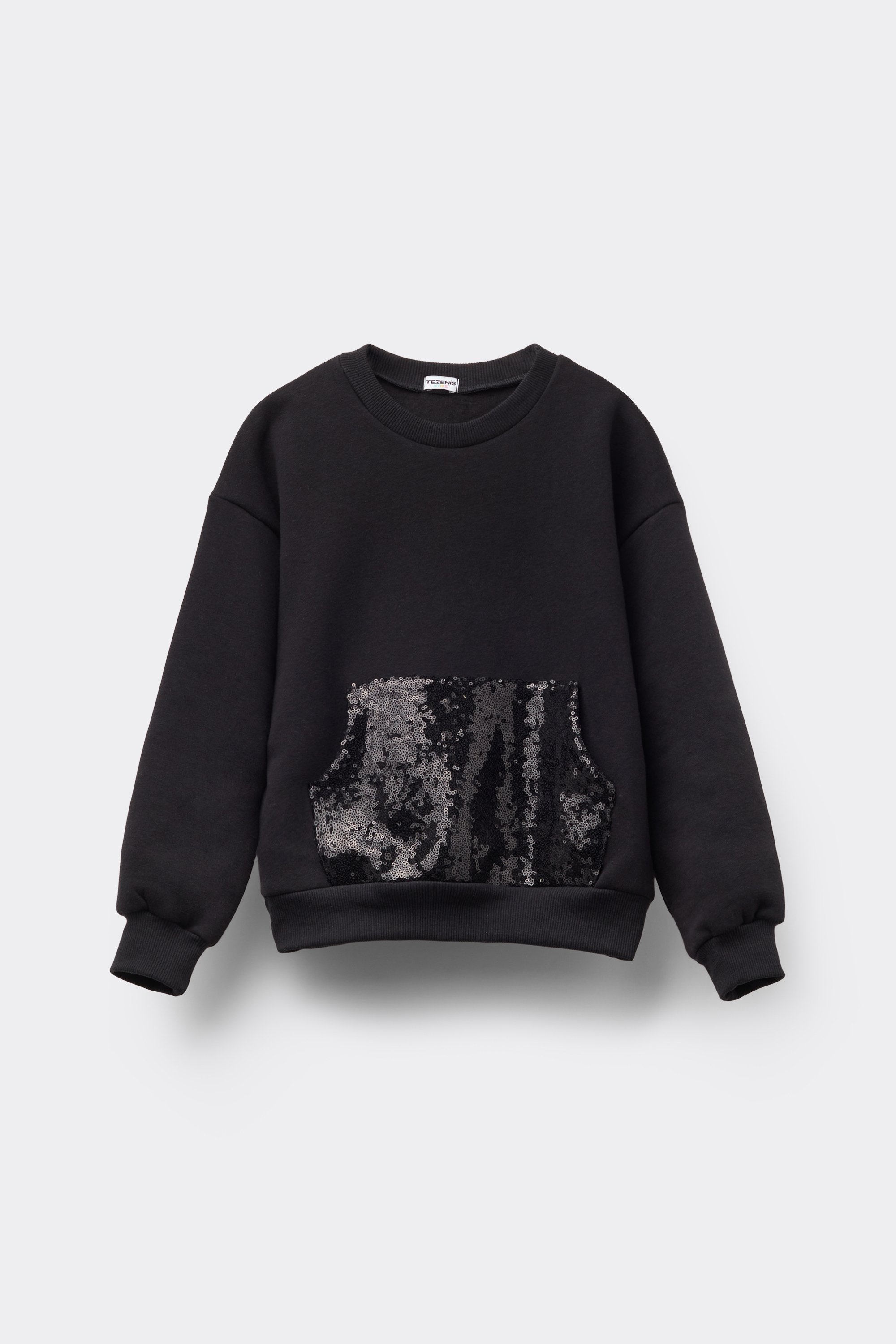 Sweat-shirt Épais Fille avec Poche Paillettes
