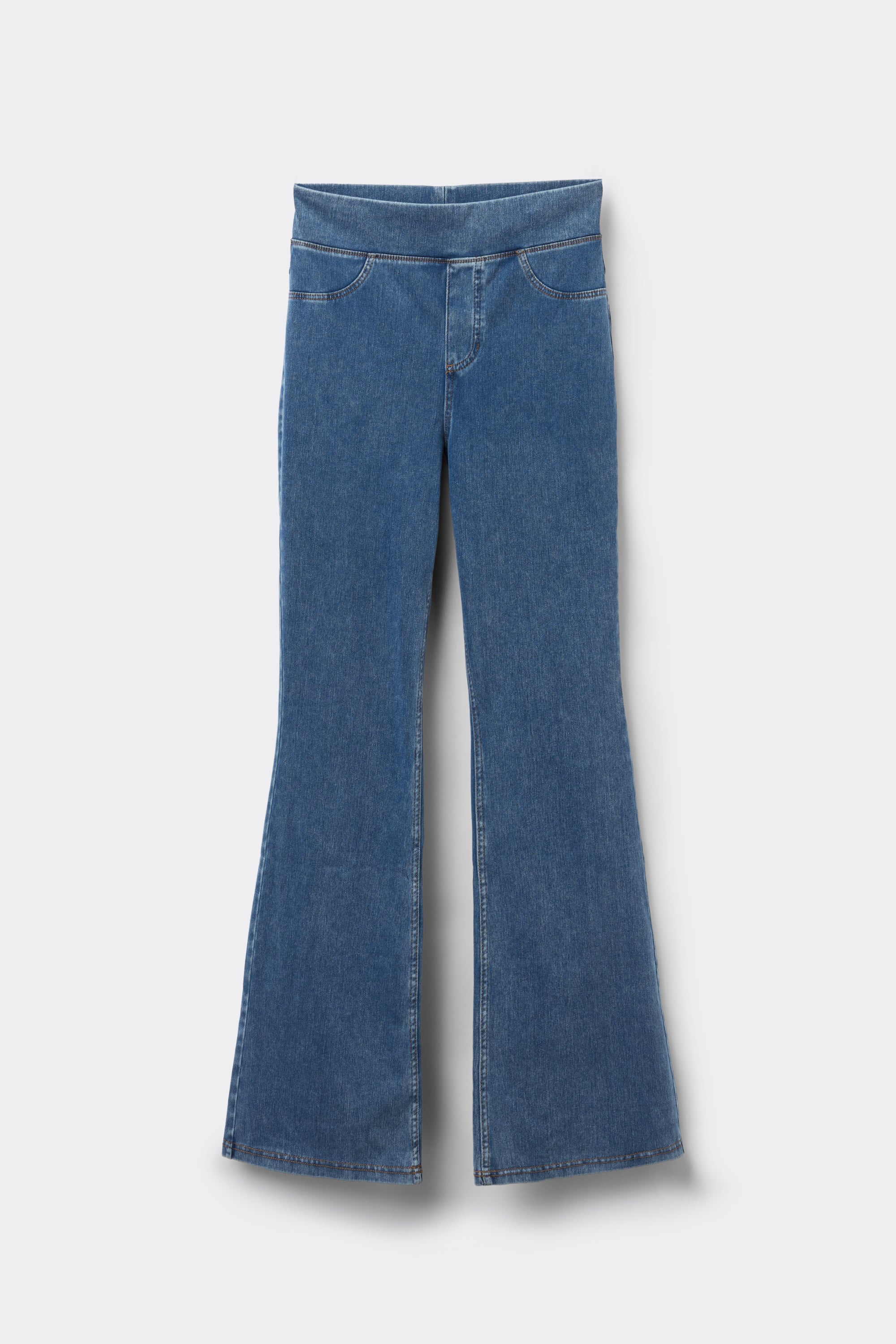 Schlaghose aus Extra-Stretch-Denim