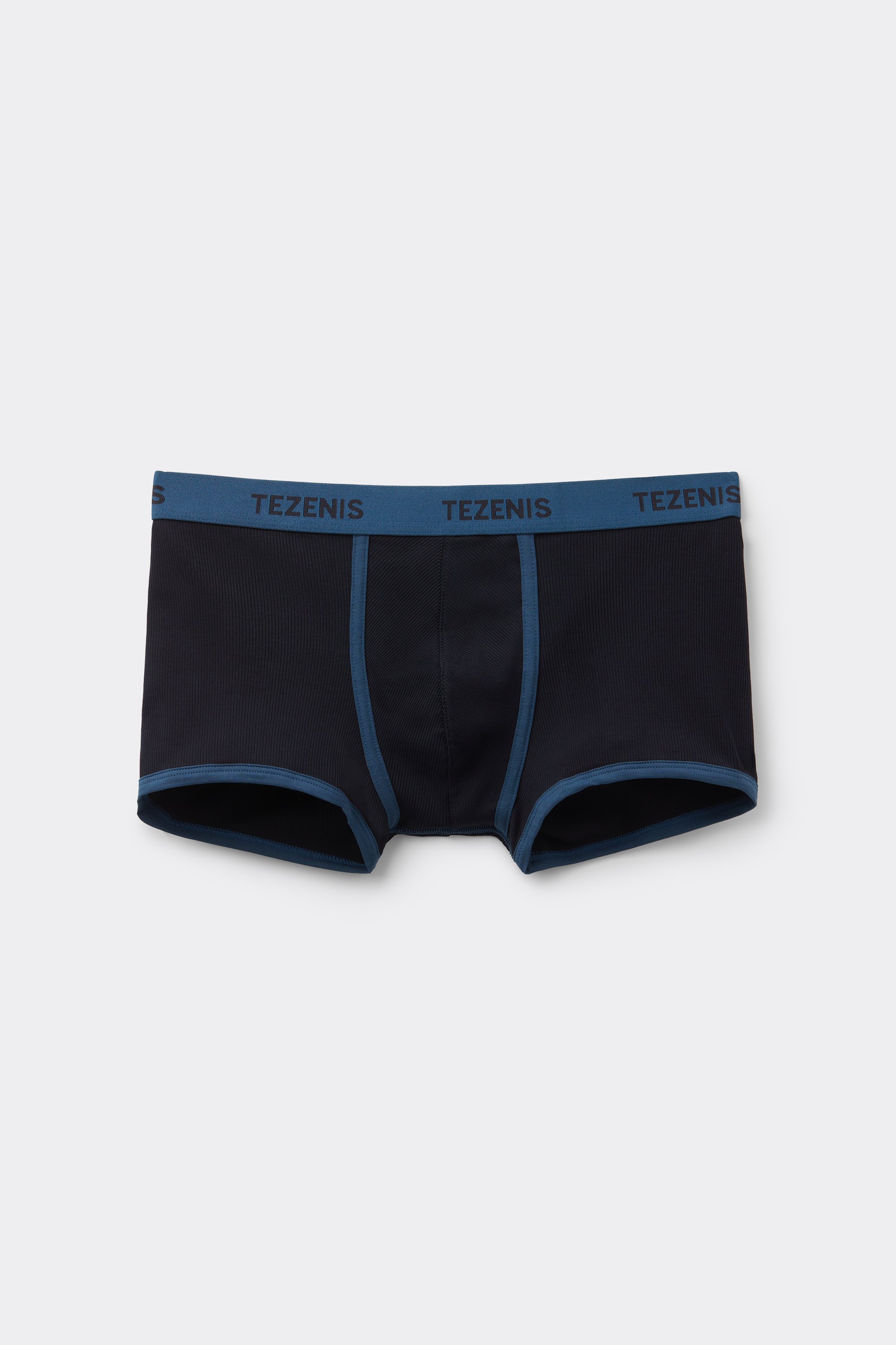 Boxer in Cotone a Costine con Elastico Logato