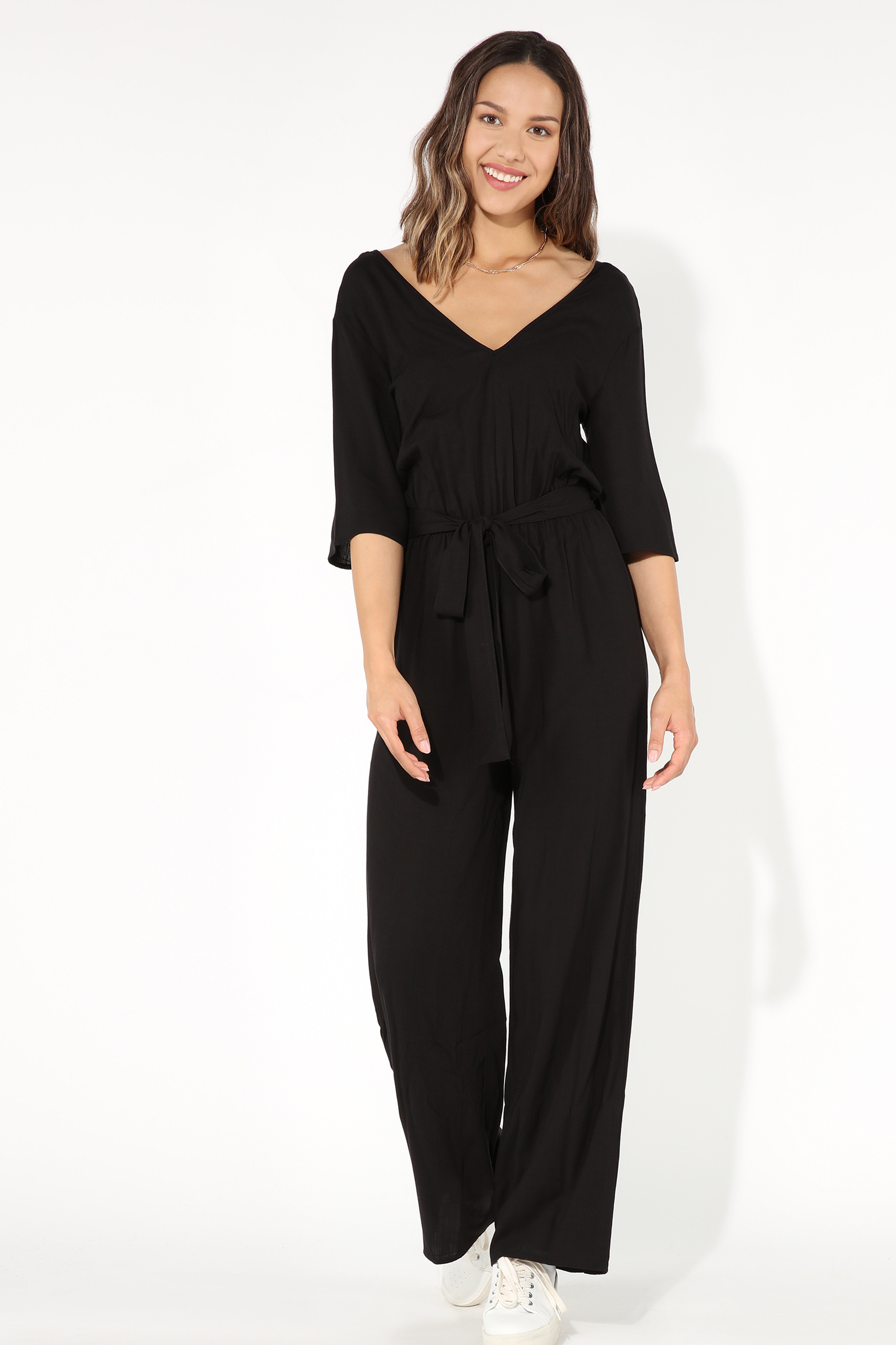 V-Neck Jumpsuit - Dresses and Playsuits - Women | Tezenis