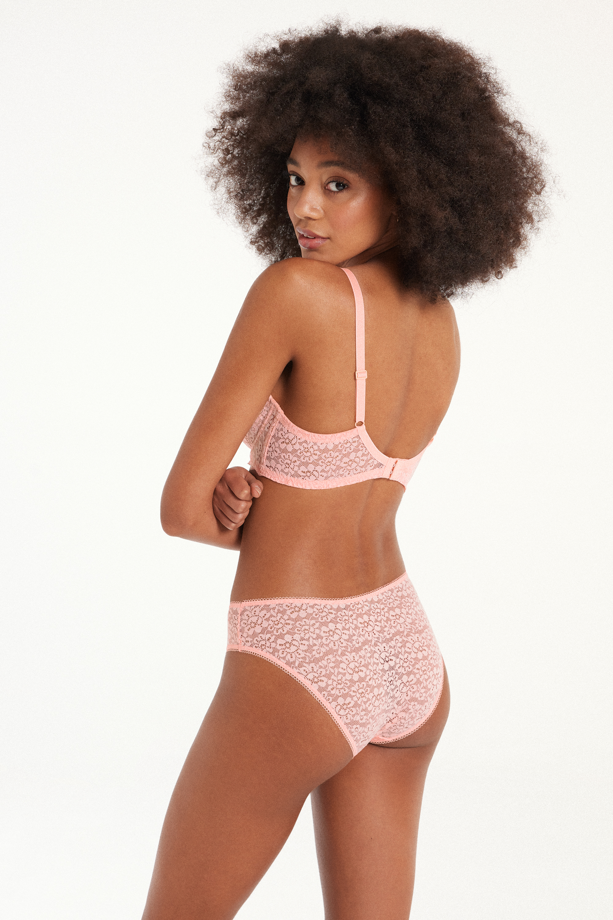 Recycled Lace High-Cut Panties