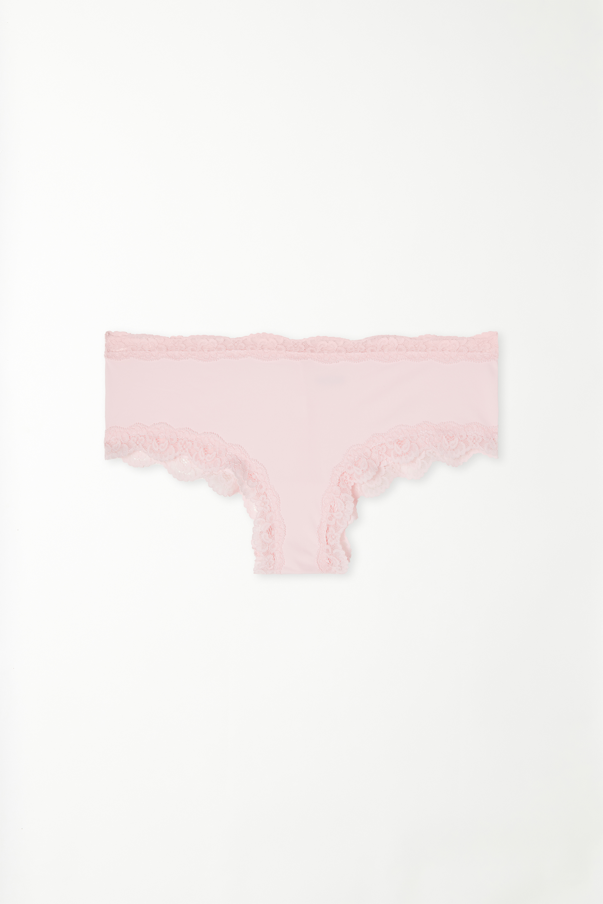 Lace and Microfibre Brazilian Culotte