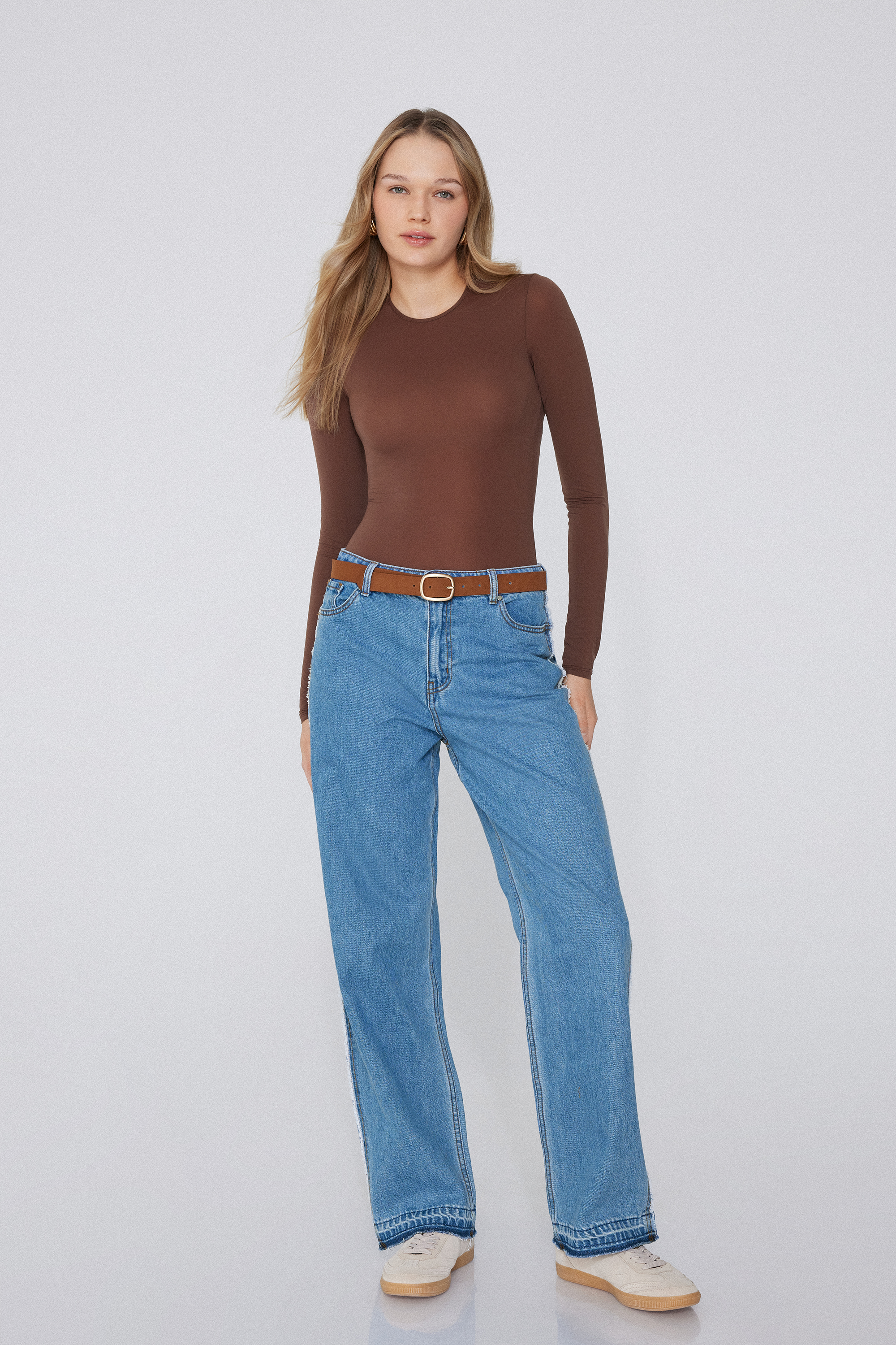Side Fringe Jeans