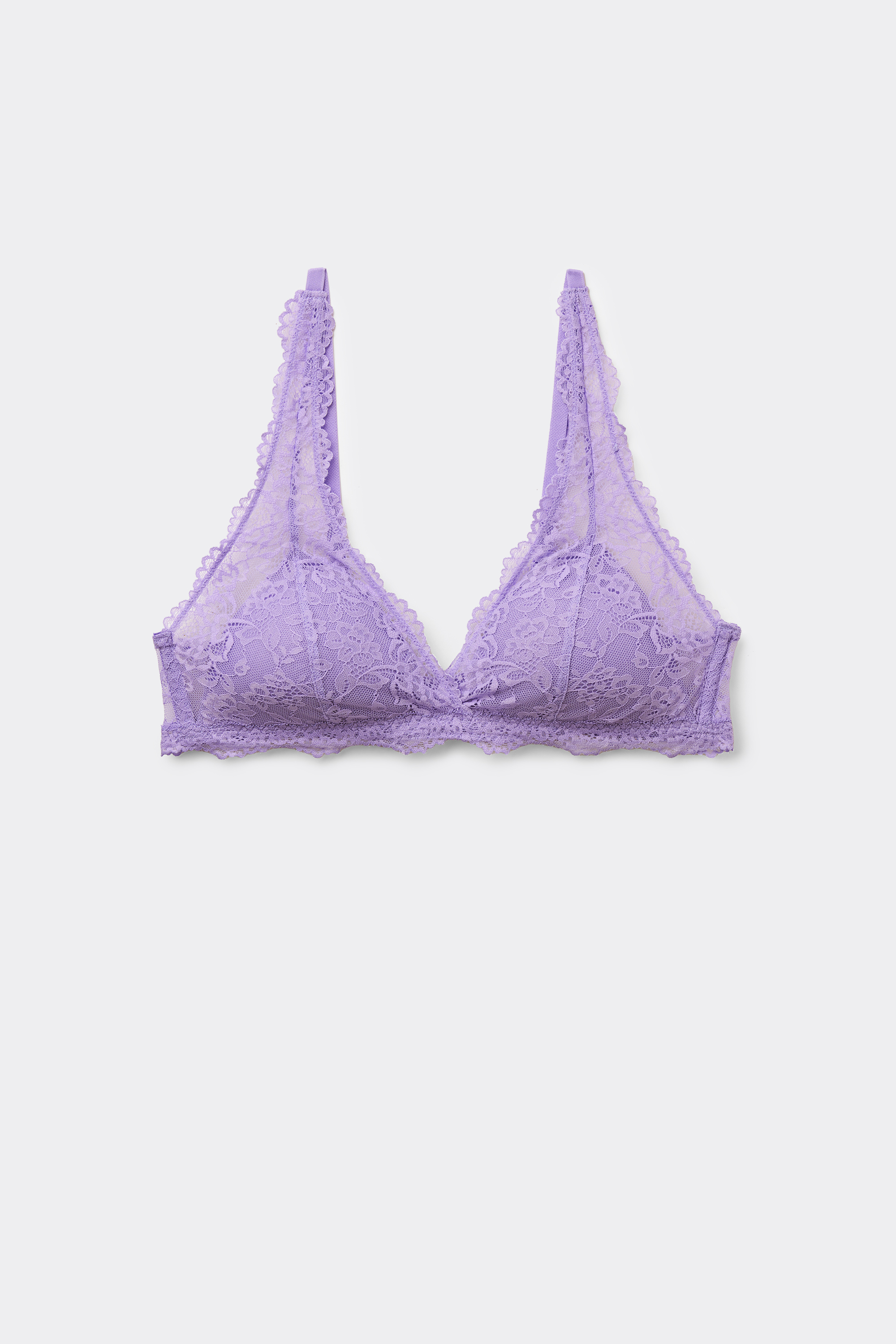 Reggiseno Triangolo in Pizzo Riciclato Havana