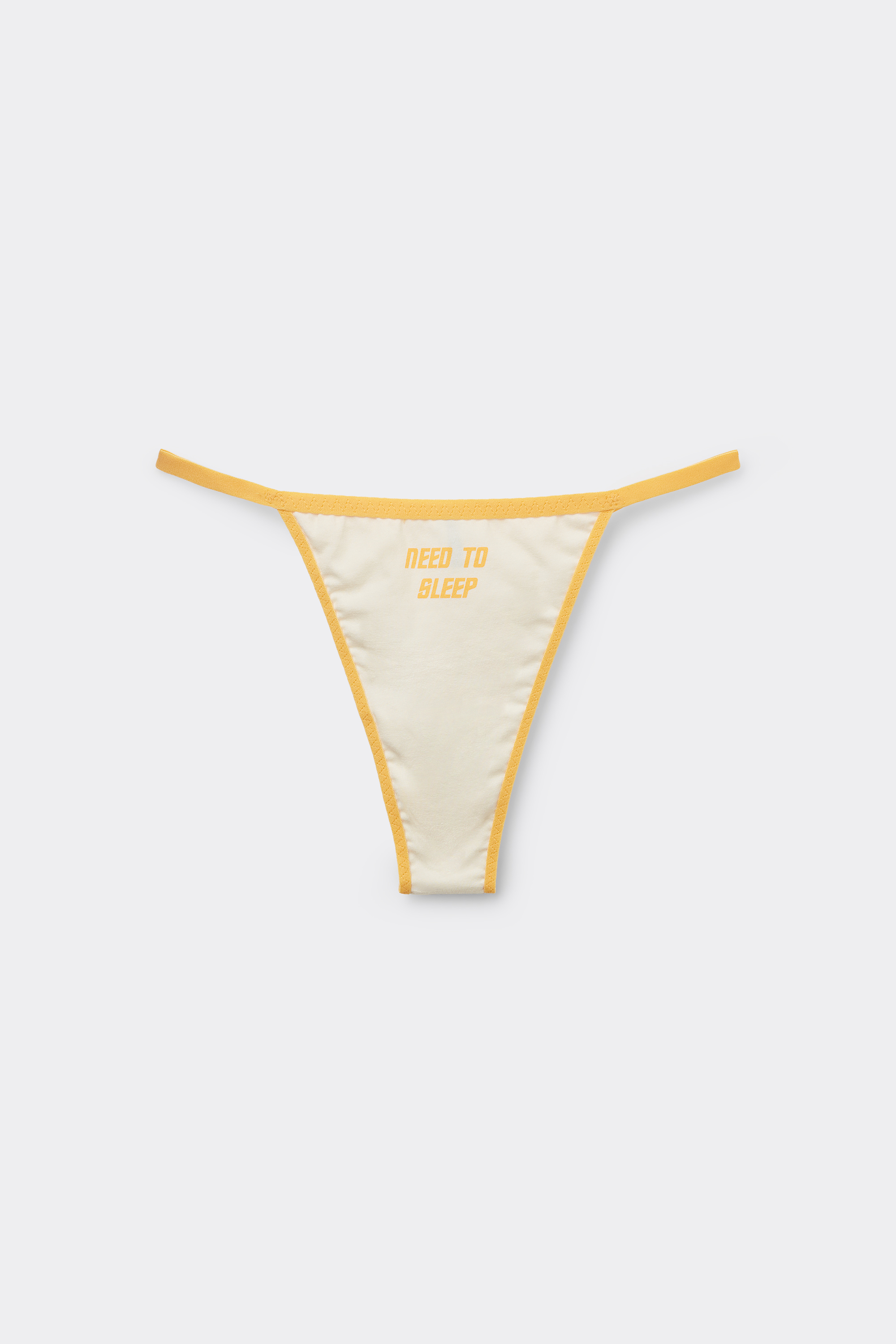 Printed Cotton Tanga Panel Brazilian Briefs