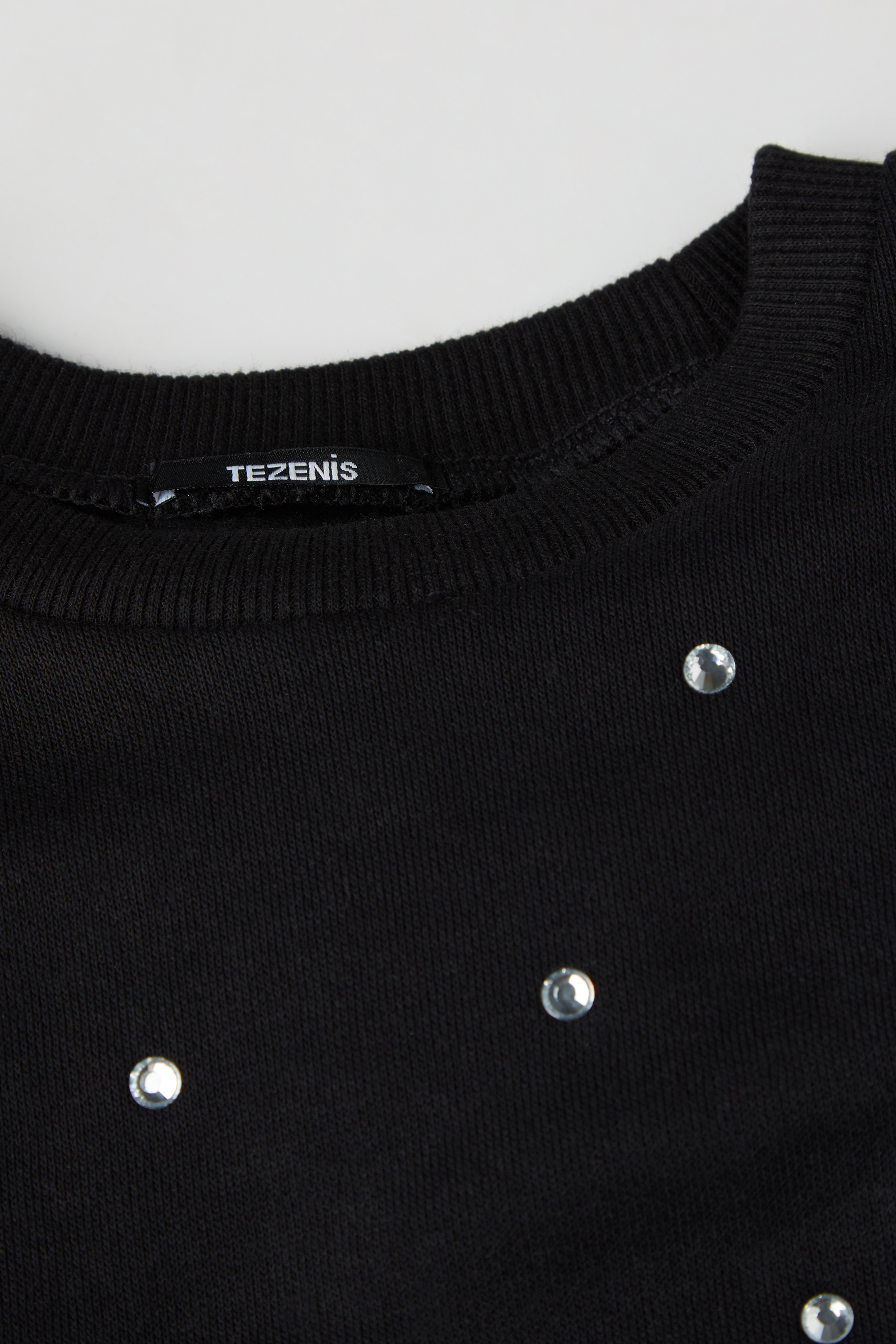 Girls’ Long Sleeve Sweatshirt with Rhinestones