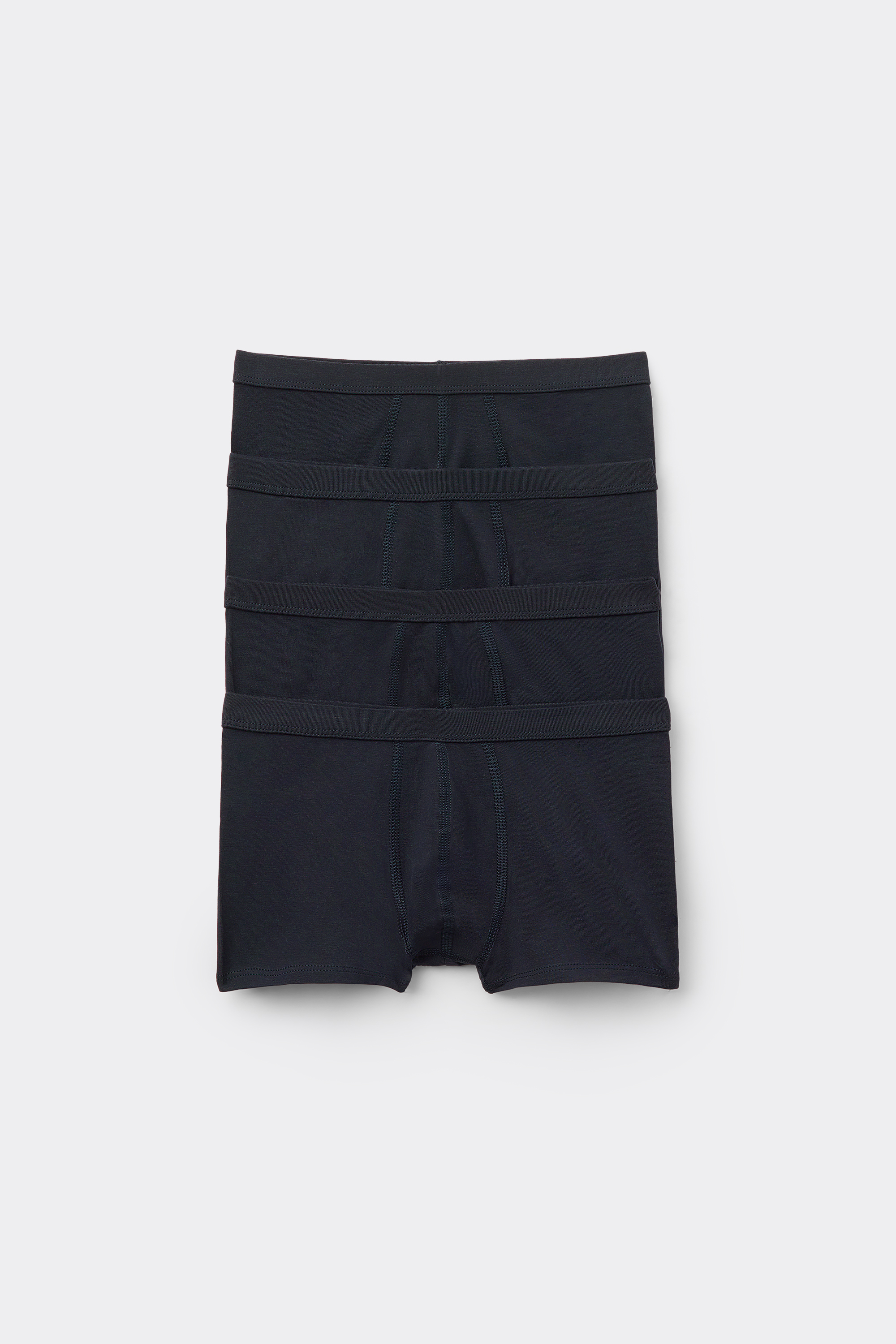 4 Paia di Boxer Basici in Cotone Bimbo