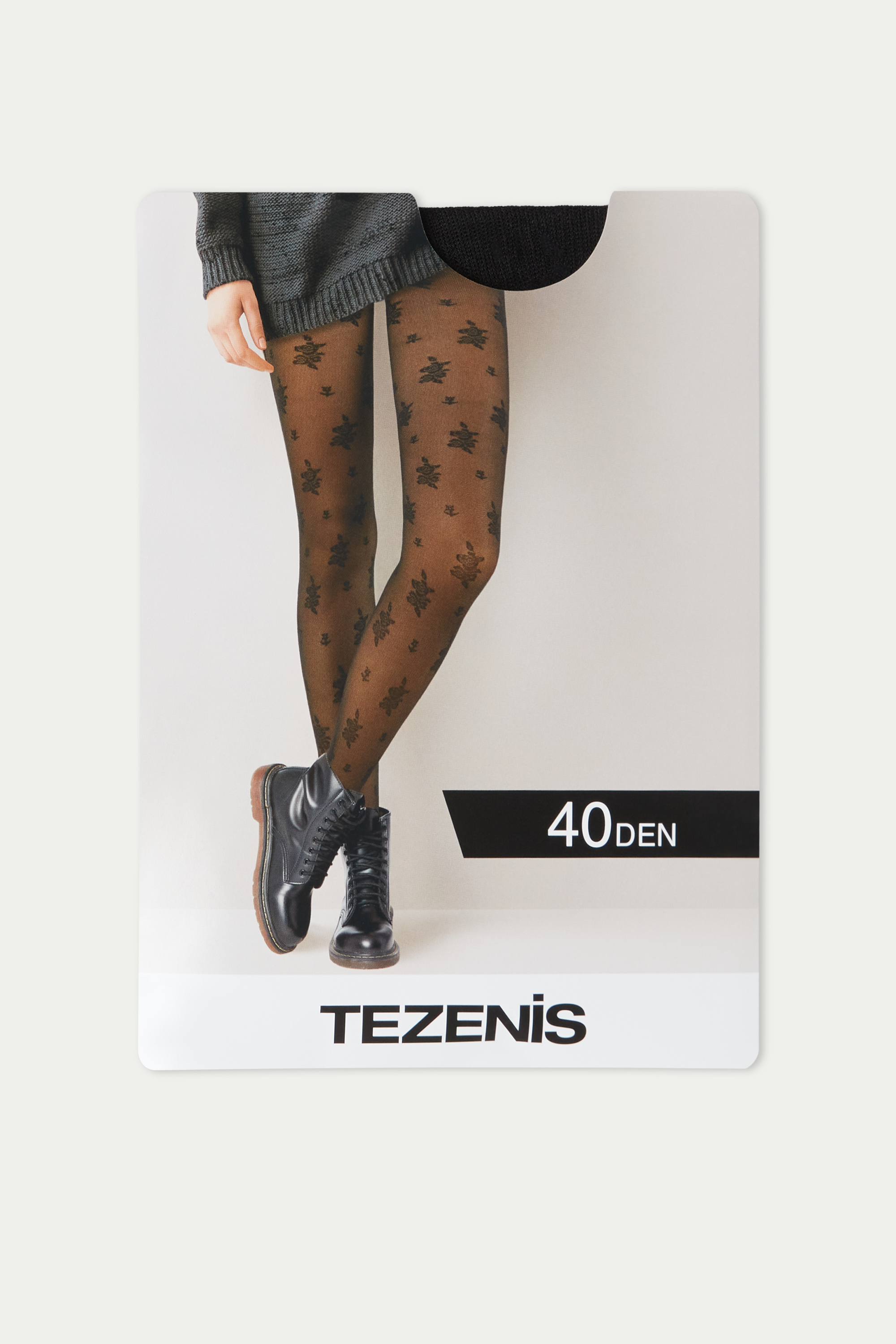 40 Denier Patterned Party Tights