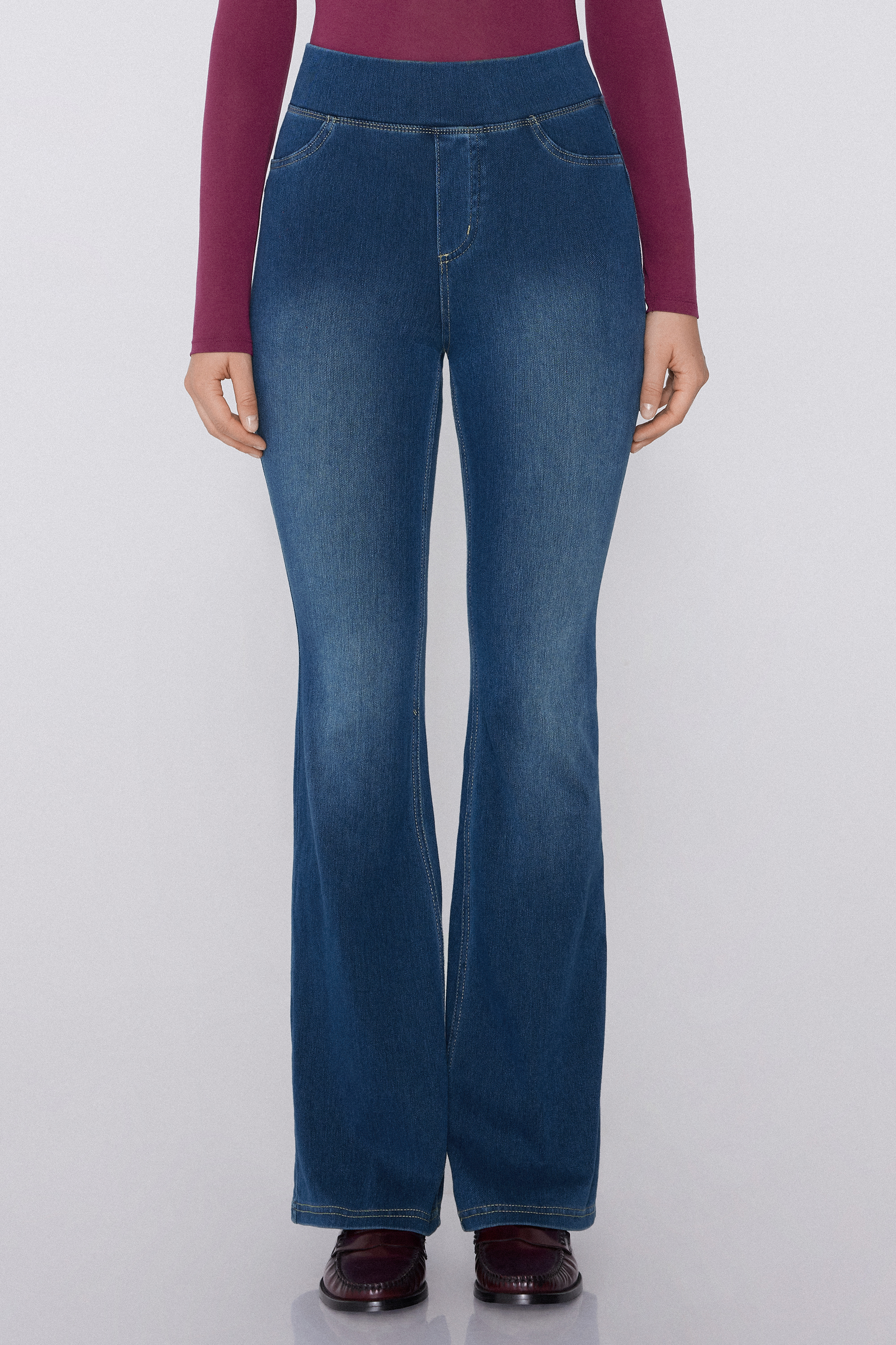 Pantaloni Lunghi Flare Soft Flex Denim Tezenis CH