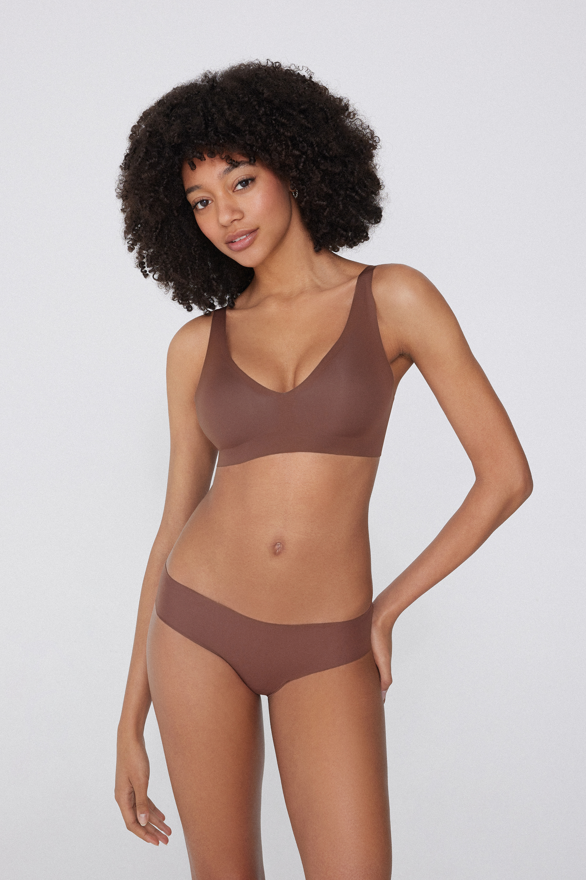 Bezšvová Trojuholníková Podprsenka Natural Lifting