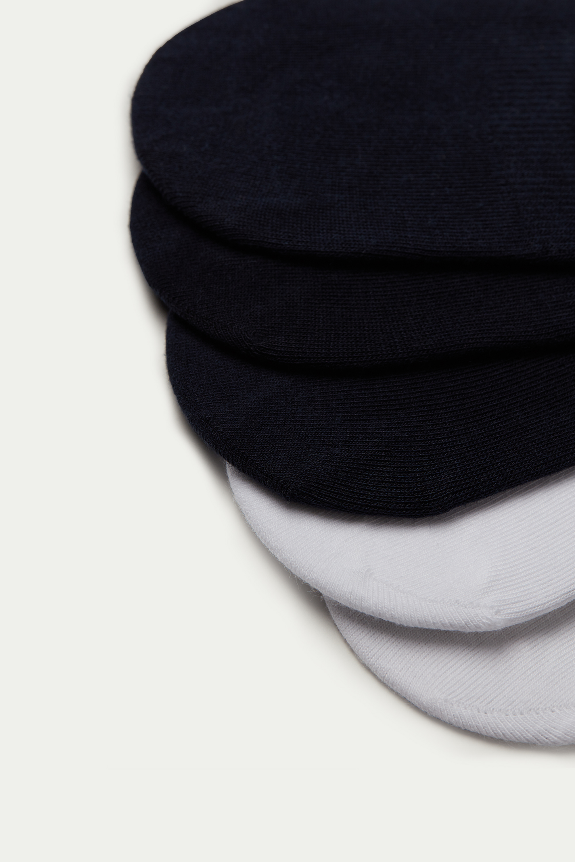 5 Paires de Chaussettes Invisibles en Coton