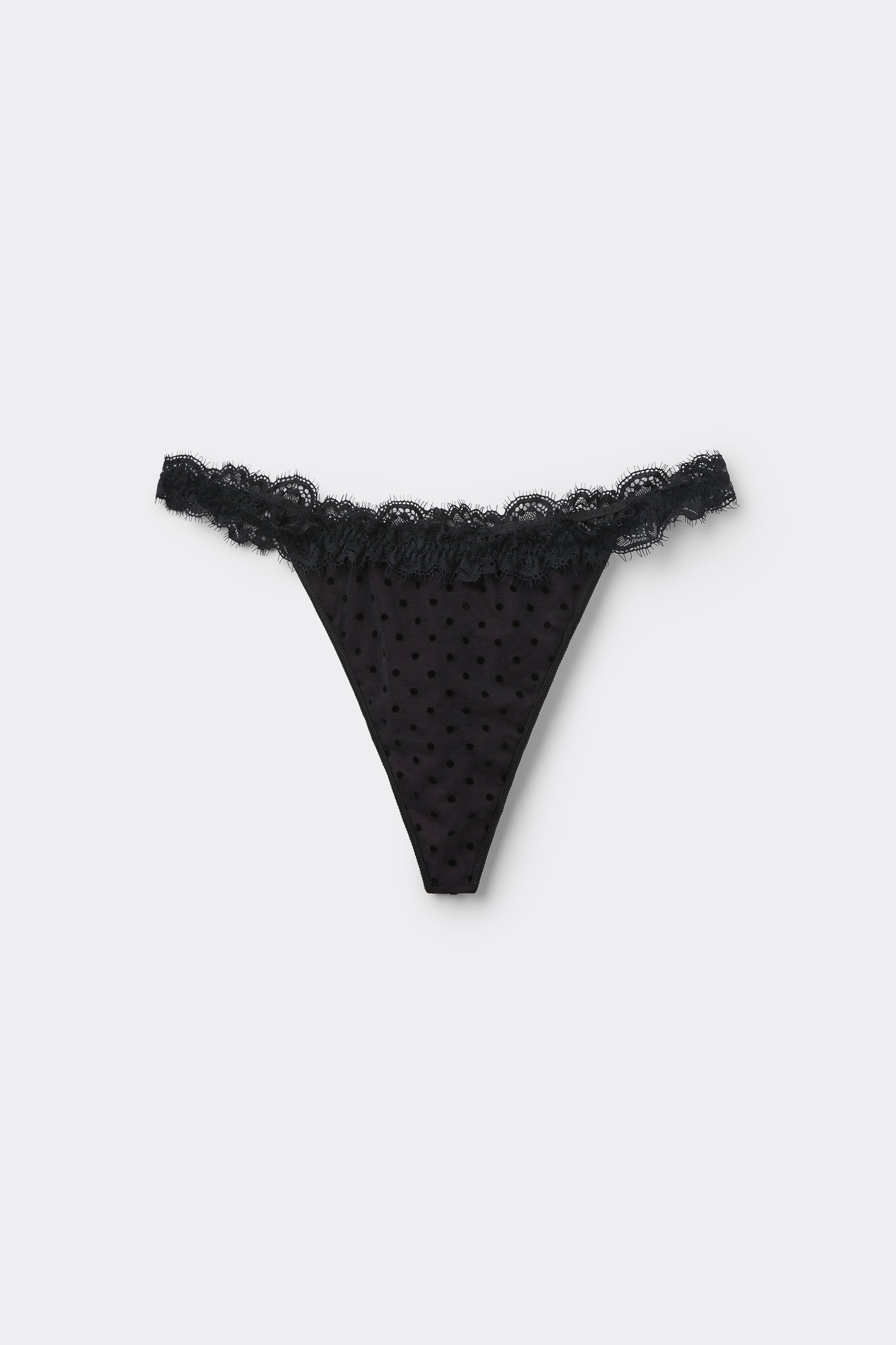 Polka Dot Tanga Panel G-String