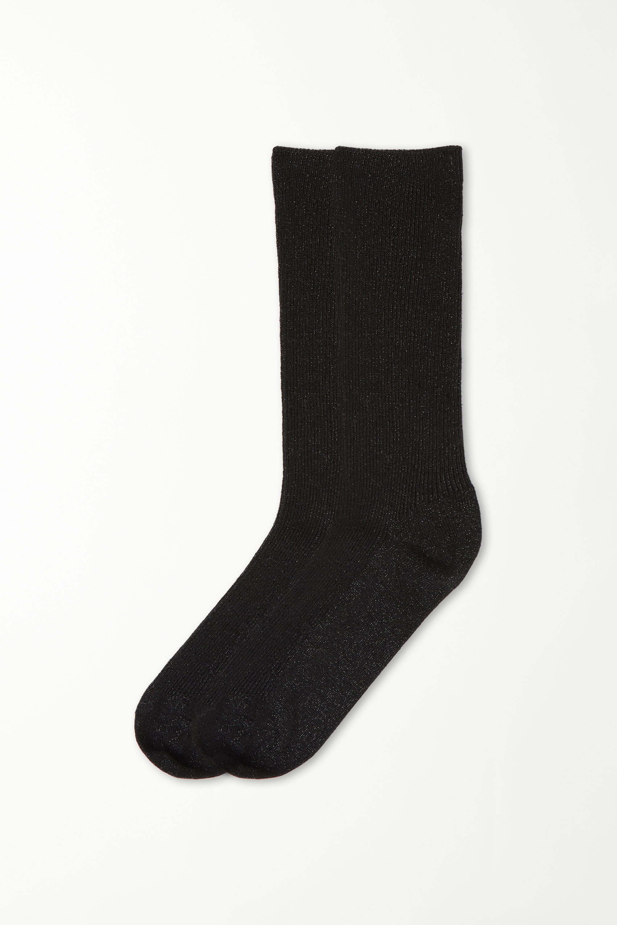 3/4 Length Laminated Ribbed Socks