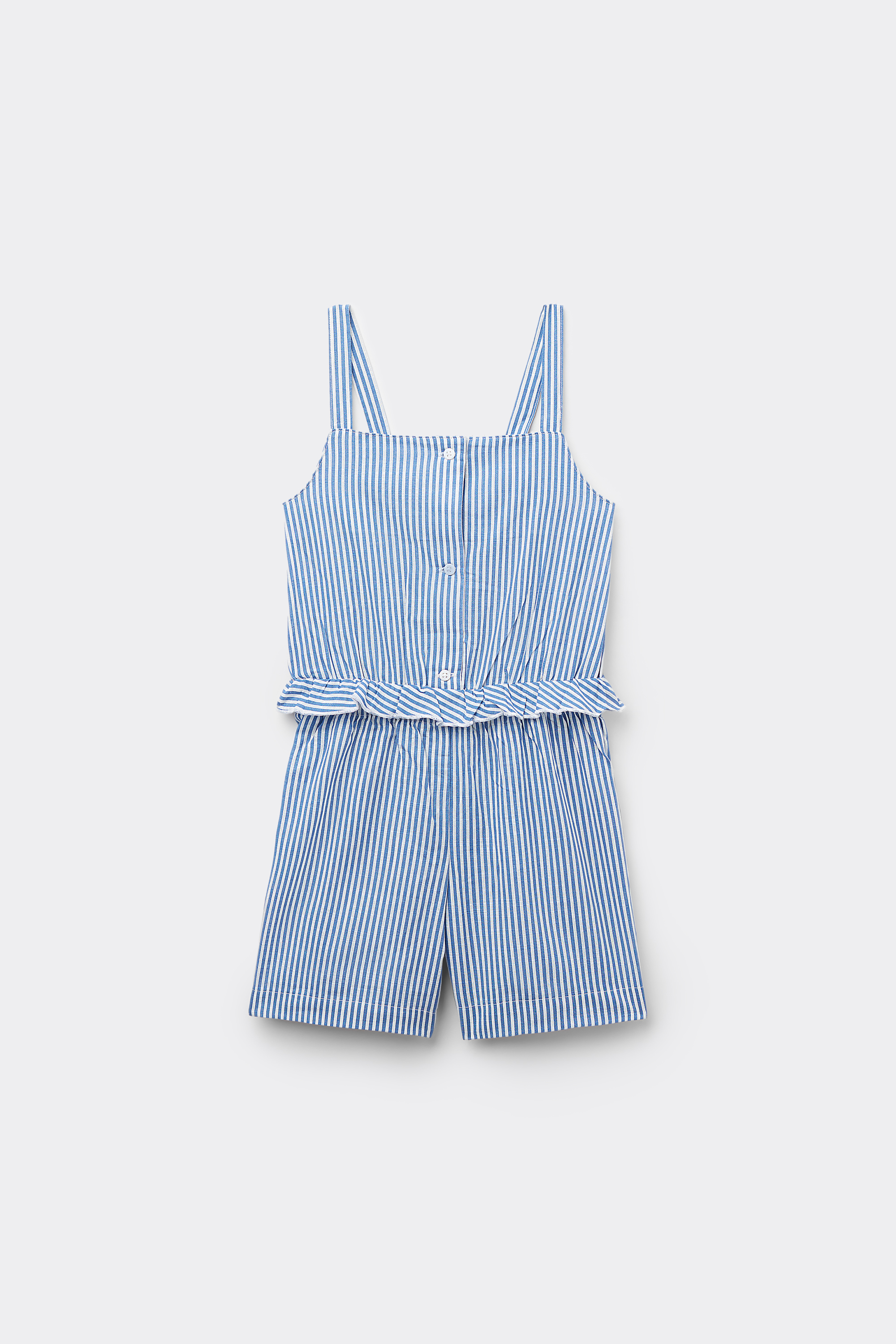 Combi-short à Boutons 100 % Coton Ultra-léger