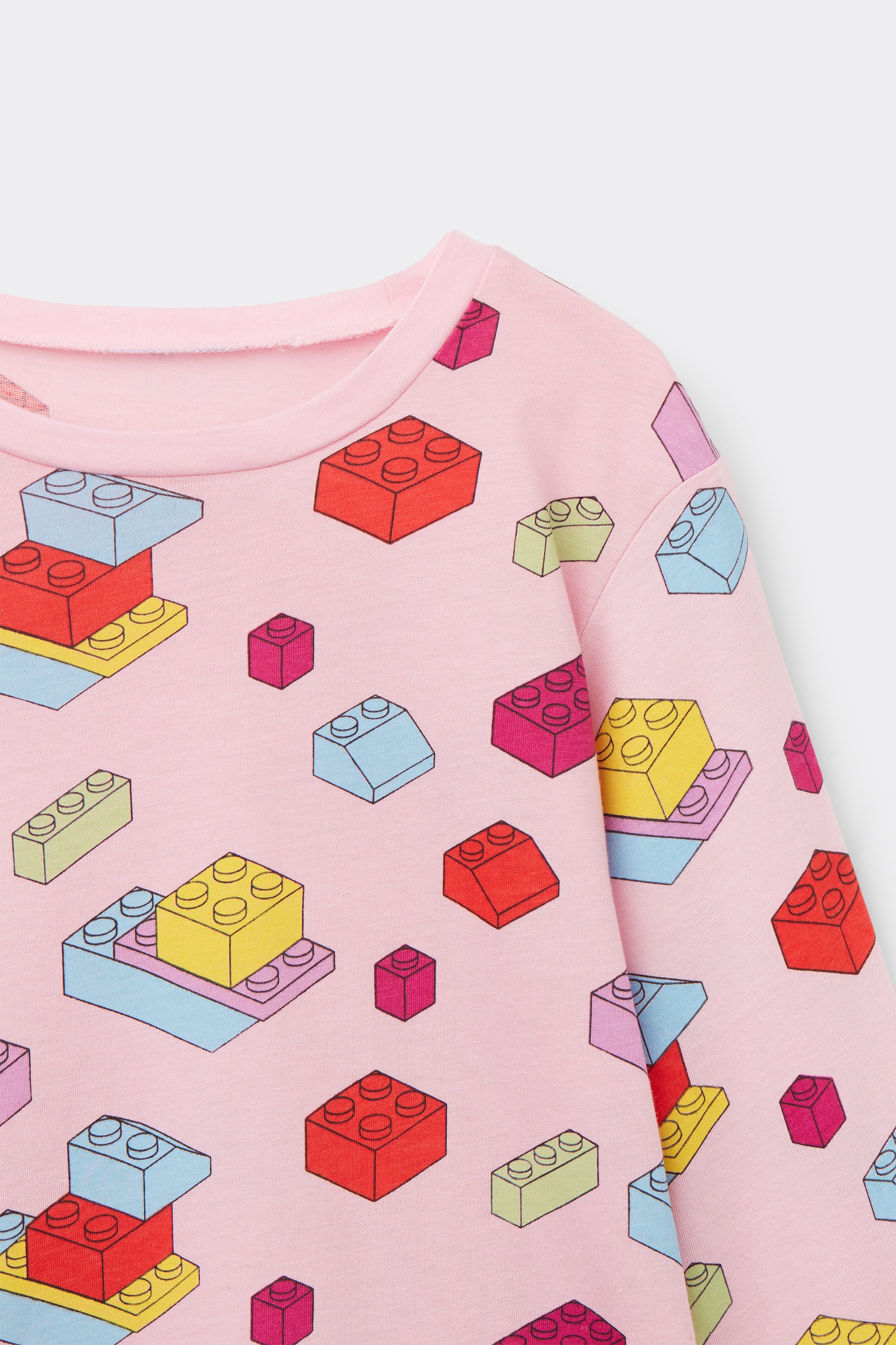 Camicia da Notte Bimba in Cotone Stampa Lego