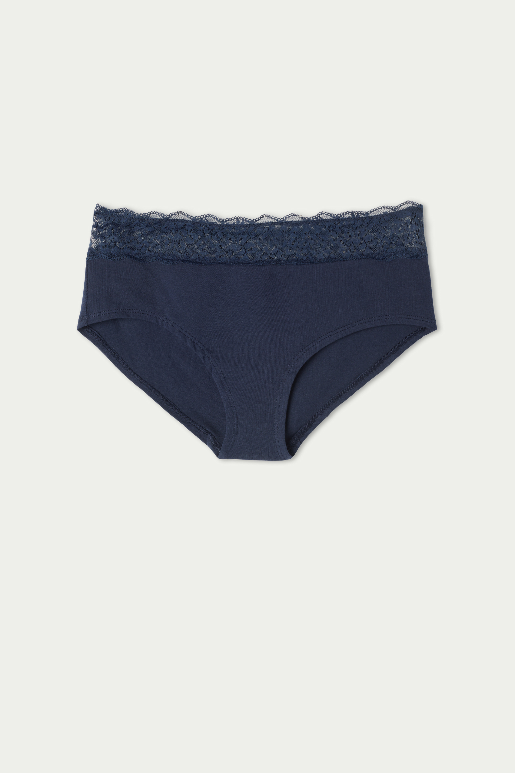 Cotton and Recycled Lace French Knickers