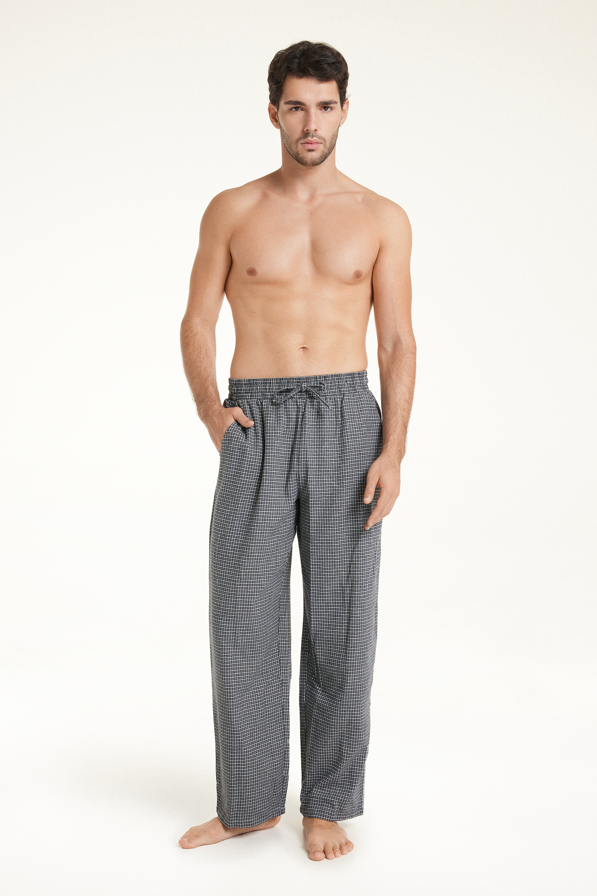 Long Flannel Pyjama Bottoms