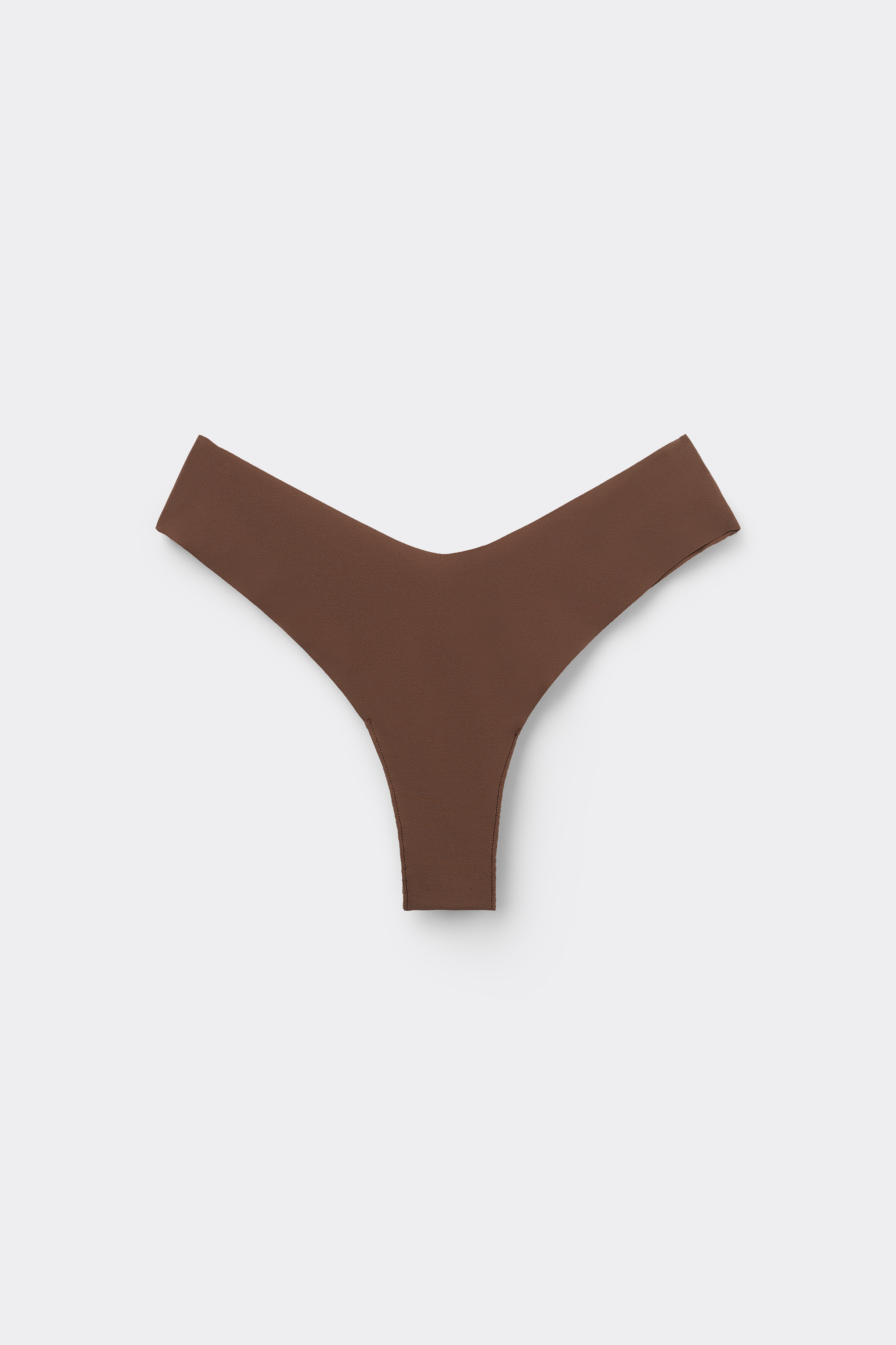 Raw-Cut High-Cut Recycled Microfiber Brazilian Panties
