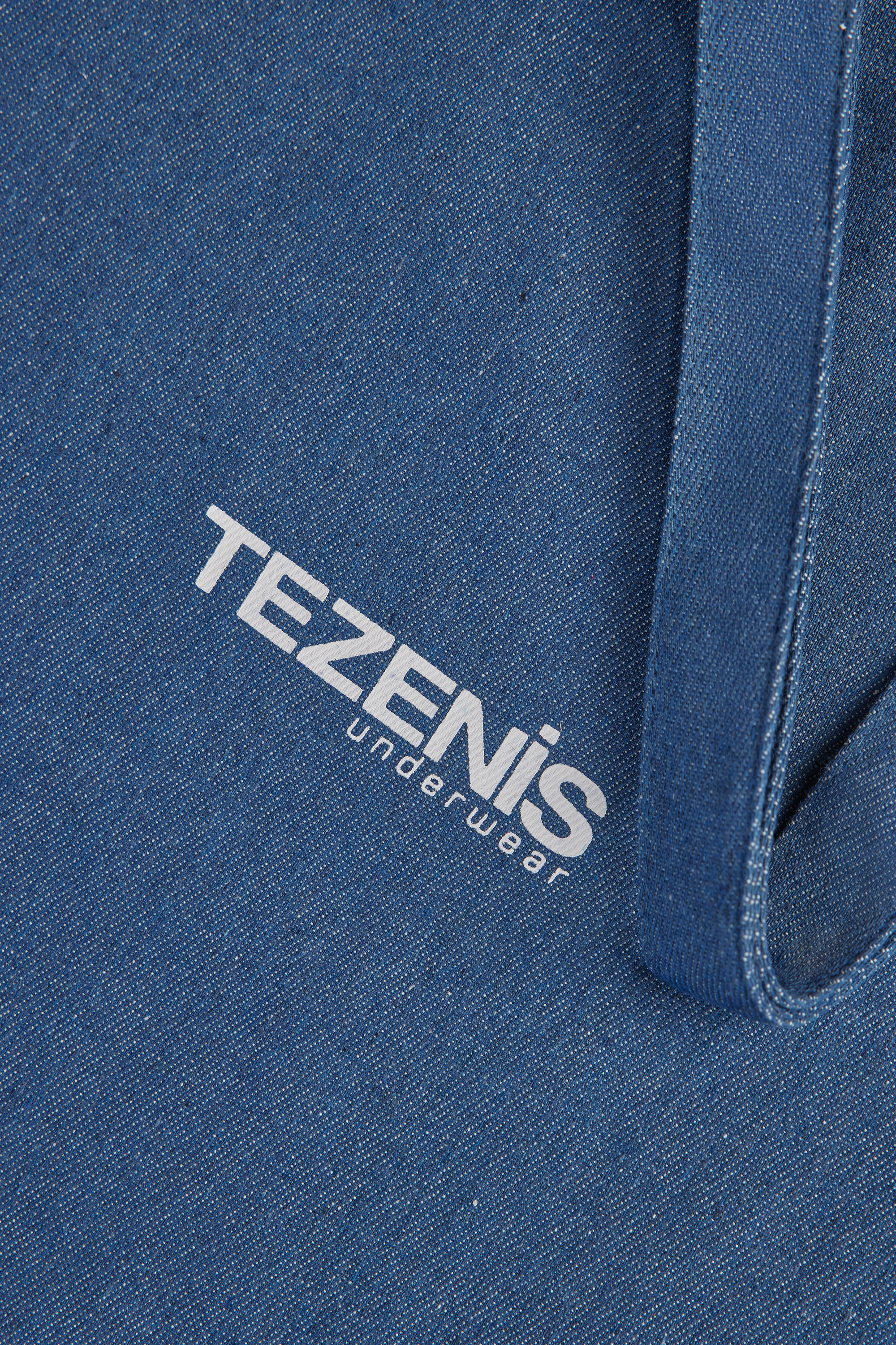 Bossa Tela Cot&oacute; Denim Logotip Tezenis