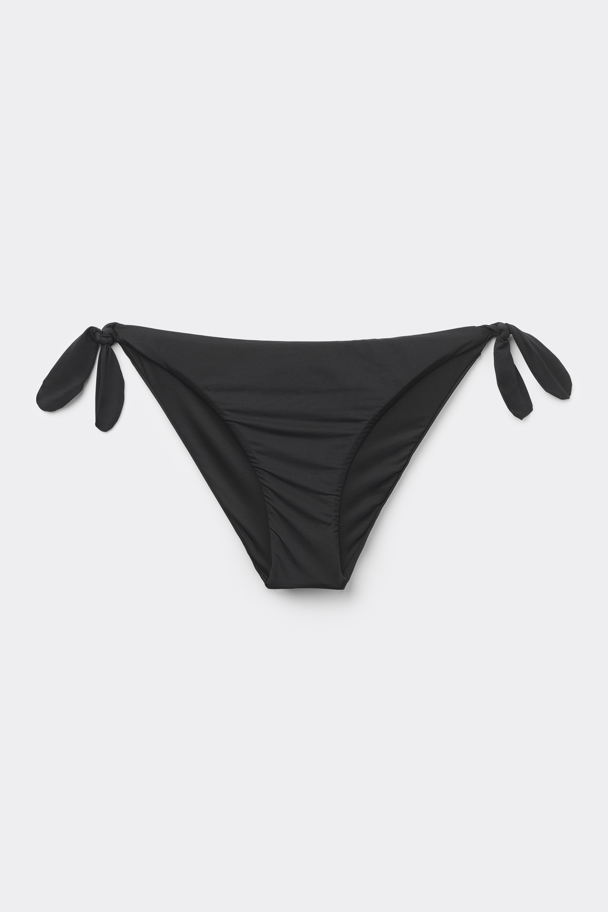 Solid Color Recycled Tied Bikini Bottom
