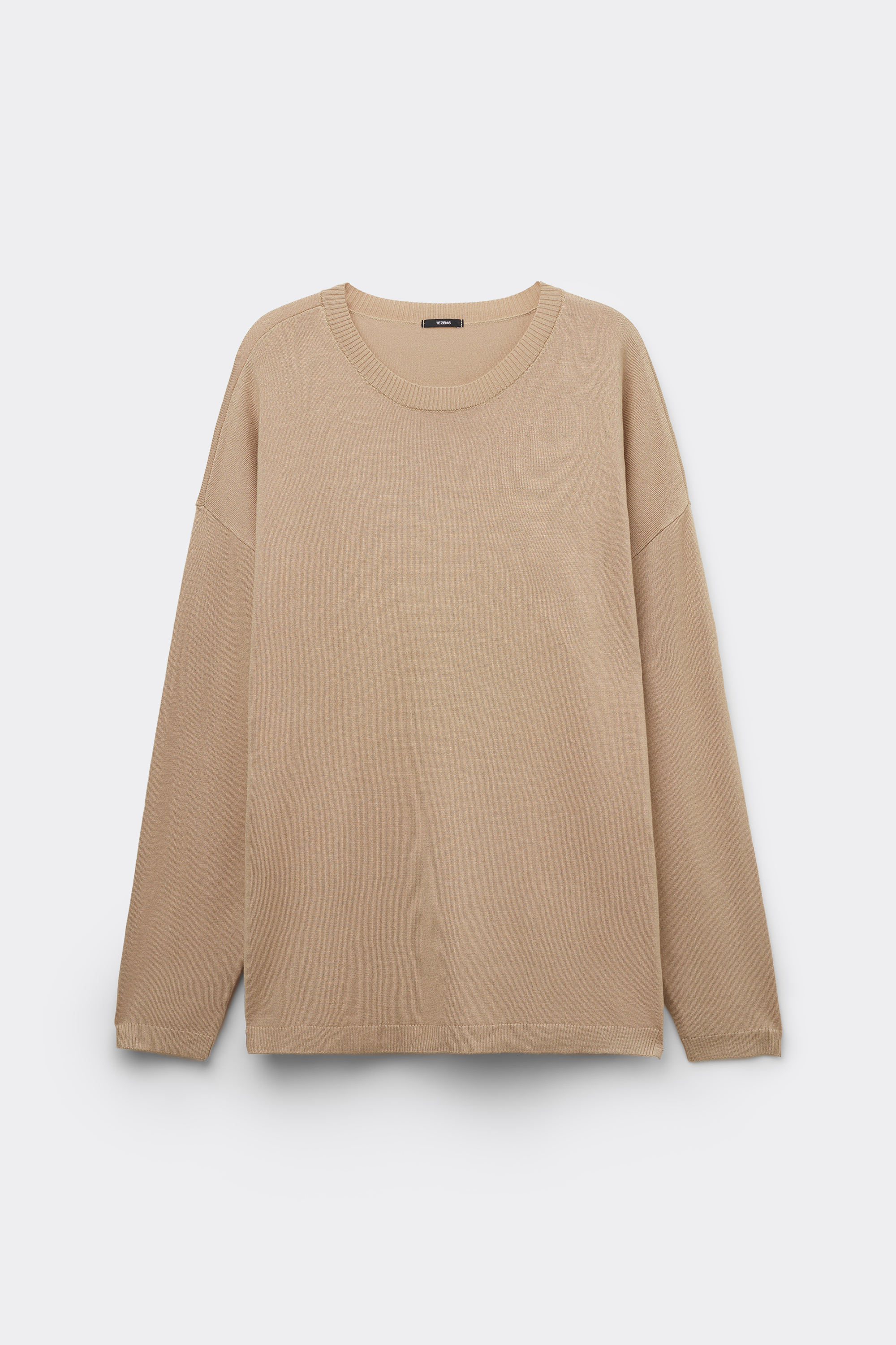 Maglia Pesante Manica Lunga in Viscosa con Spacchetti