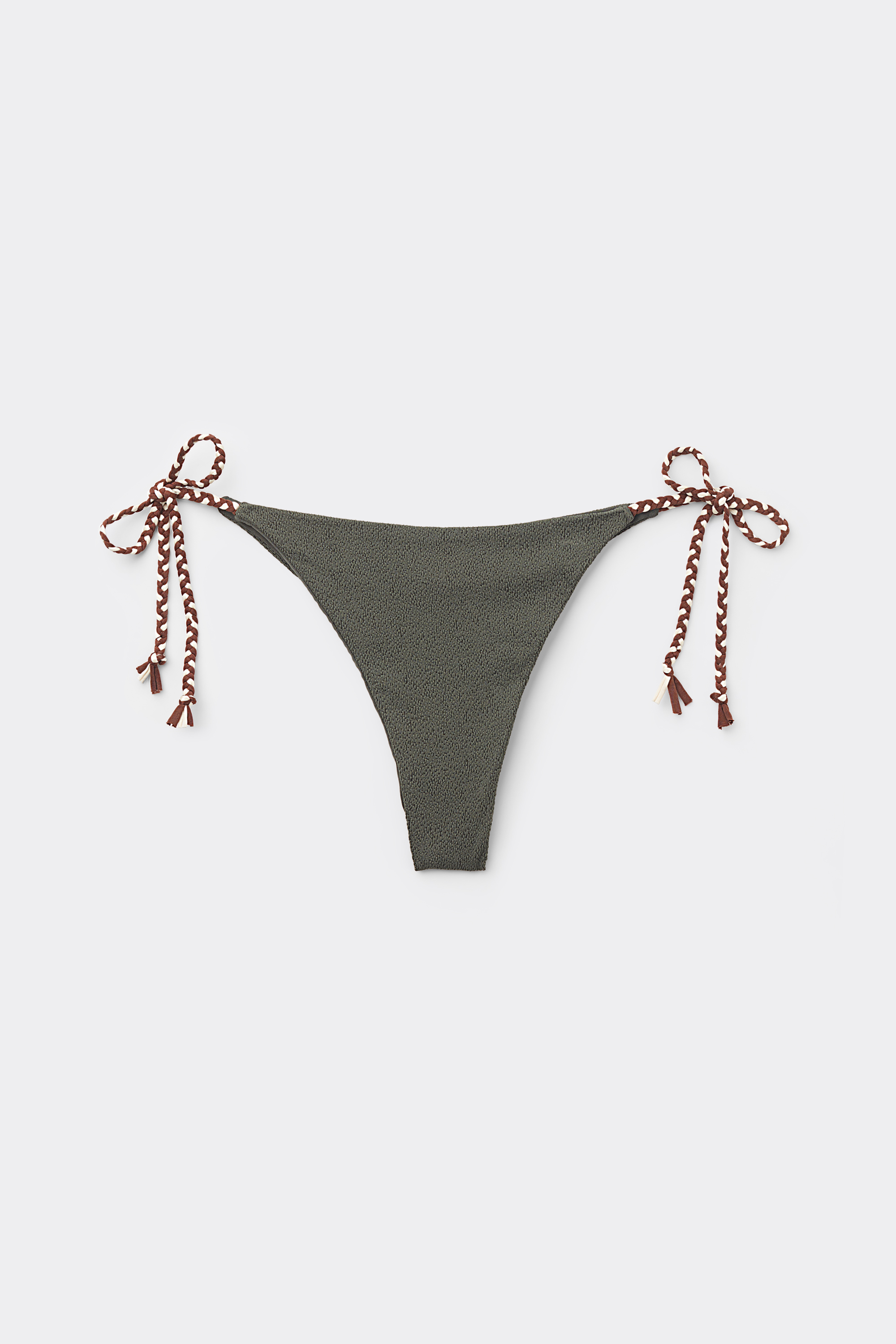 Brazilian-Bikinislip zum Binden Tiki Texture