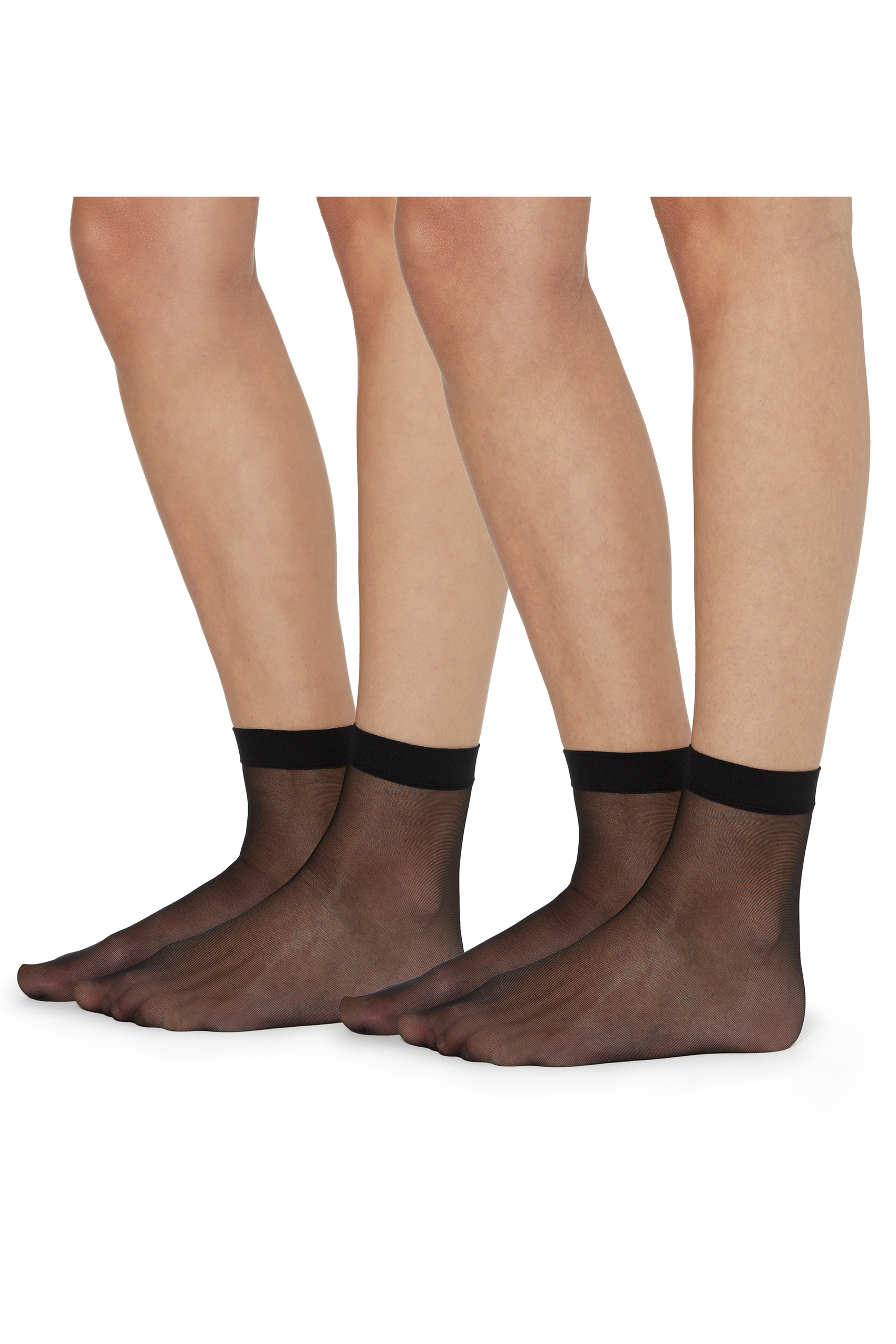 2 X 20 Den Appearance Sheer Short Socks