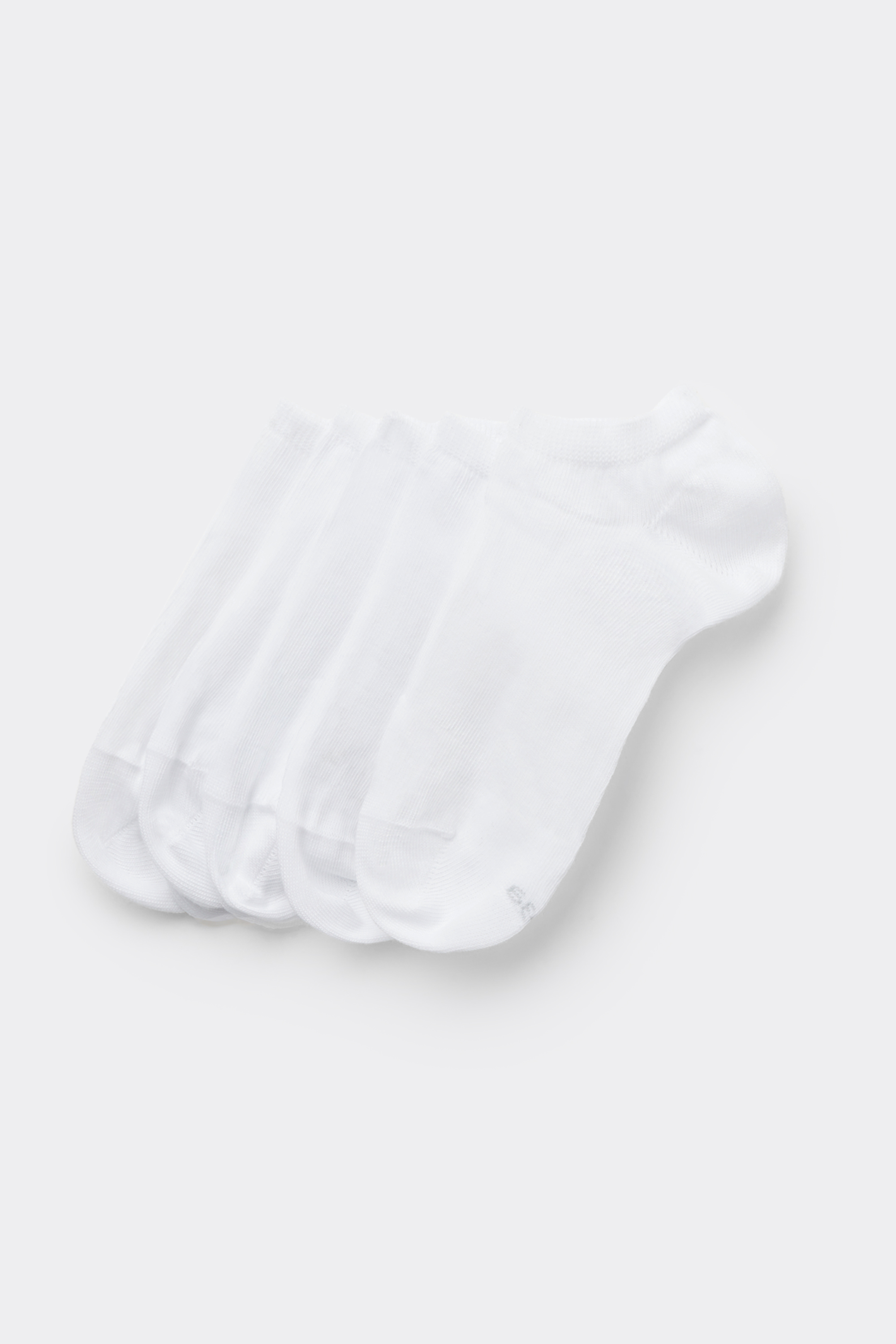 5 X Plain Colour Cotton Trainer Socks