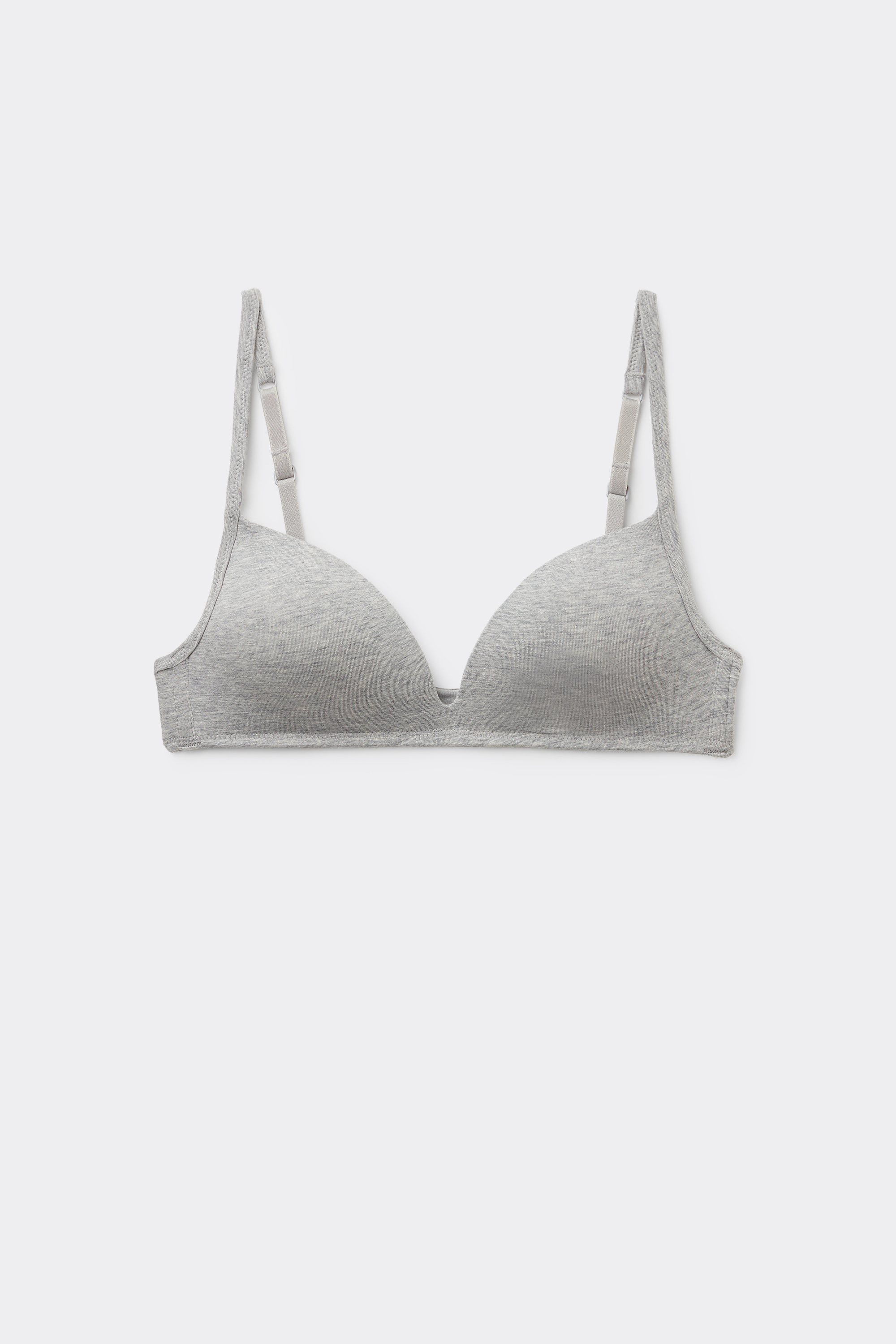 London Non-Wired Padded Triangle Bra in Cotton