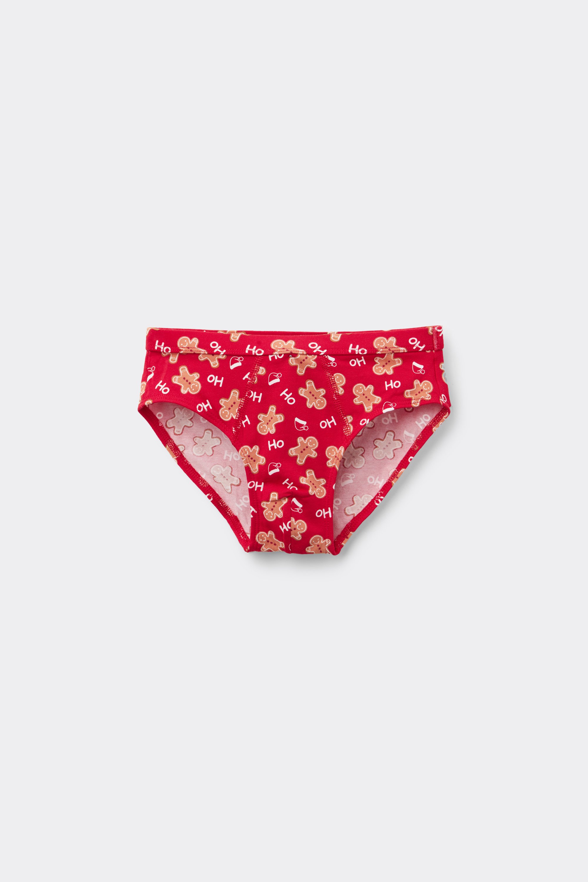 Boys' Christmas Print Cotton Briefs
