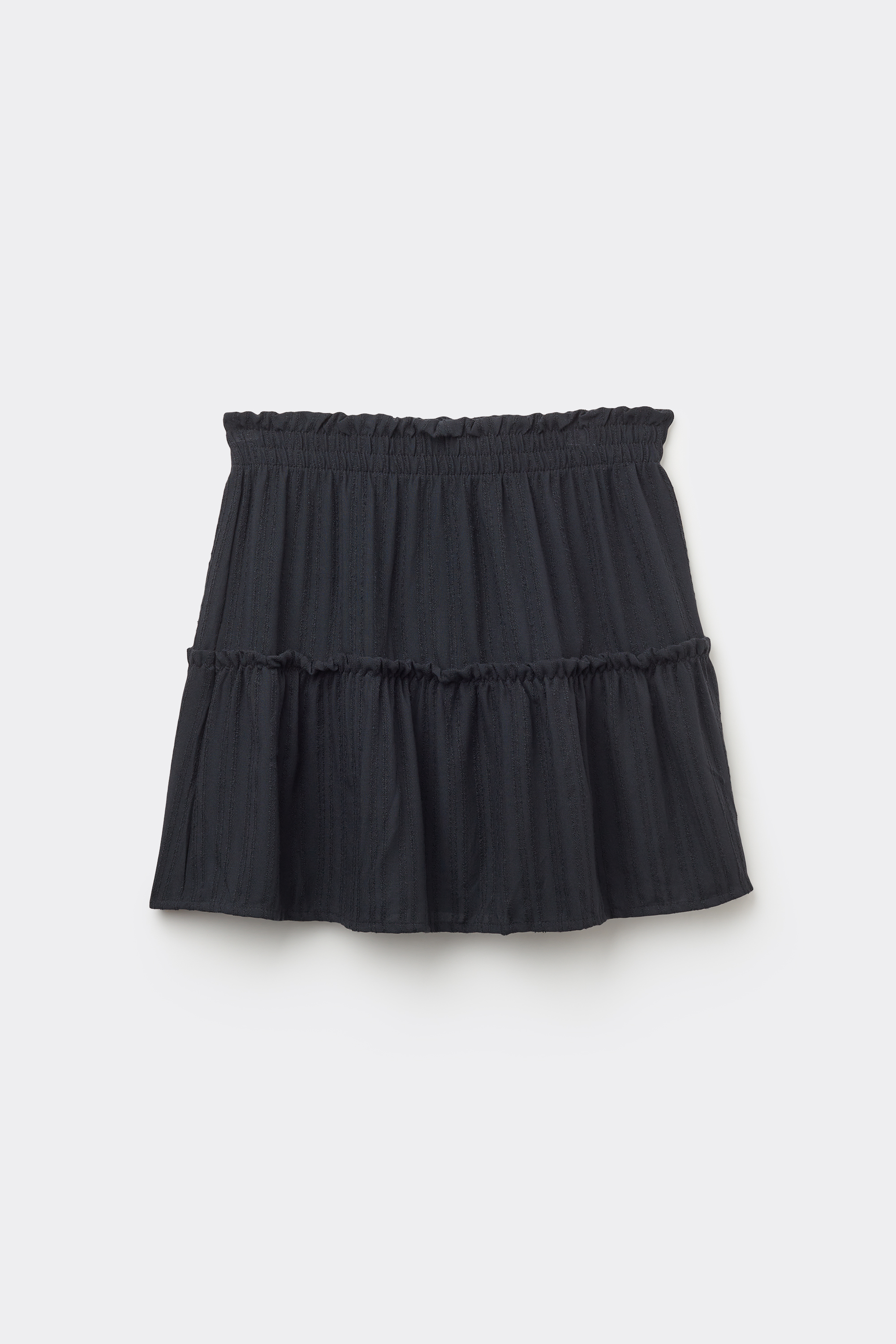 3D Effect Fabric Ruffle Mini Skirt