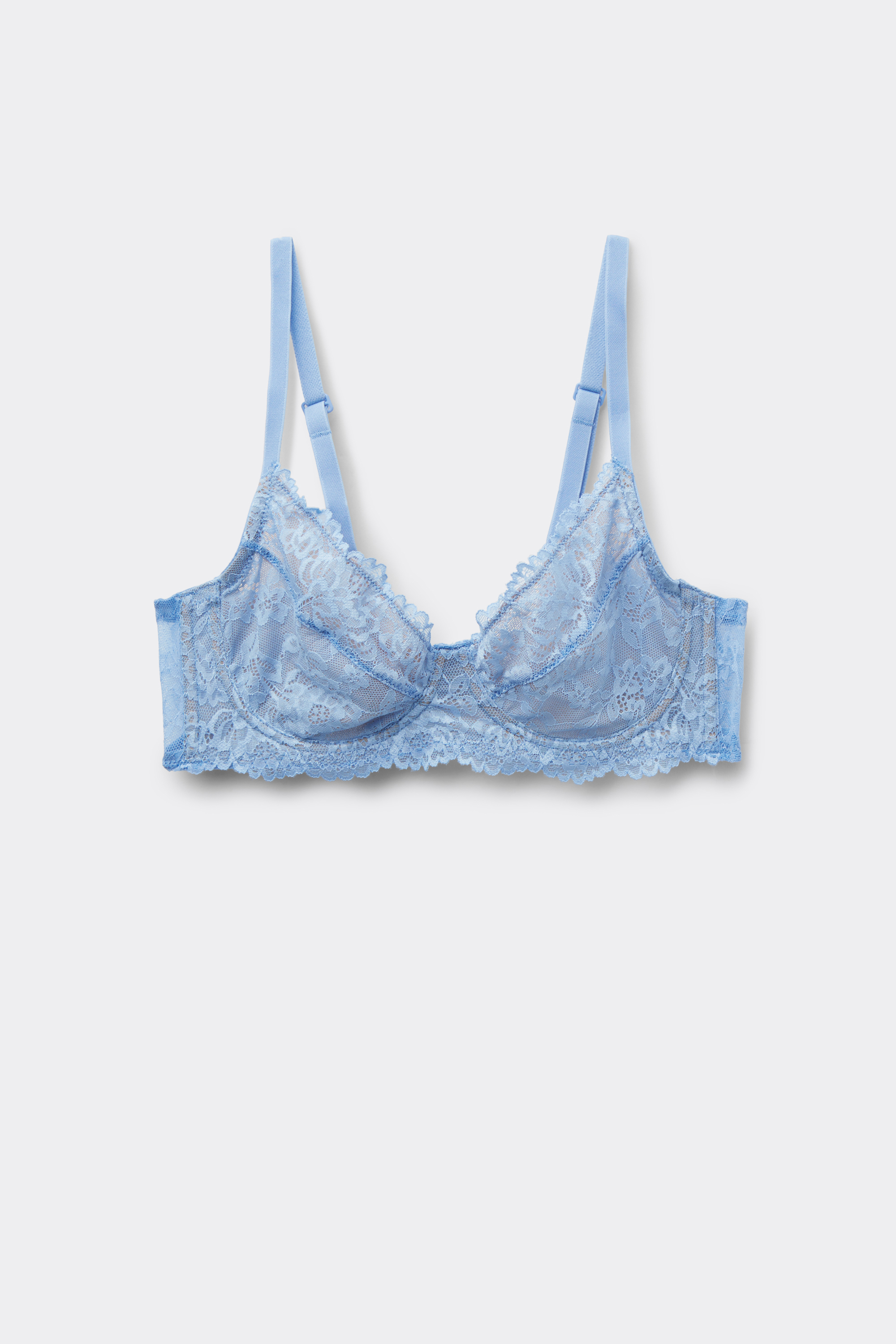 Paris Recycled Lace Unpadded Balconette Bra