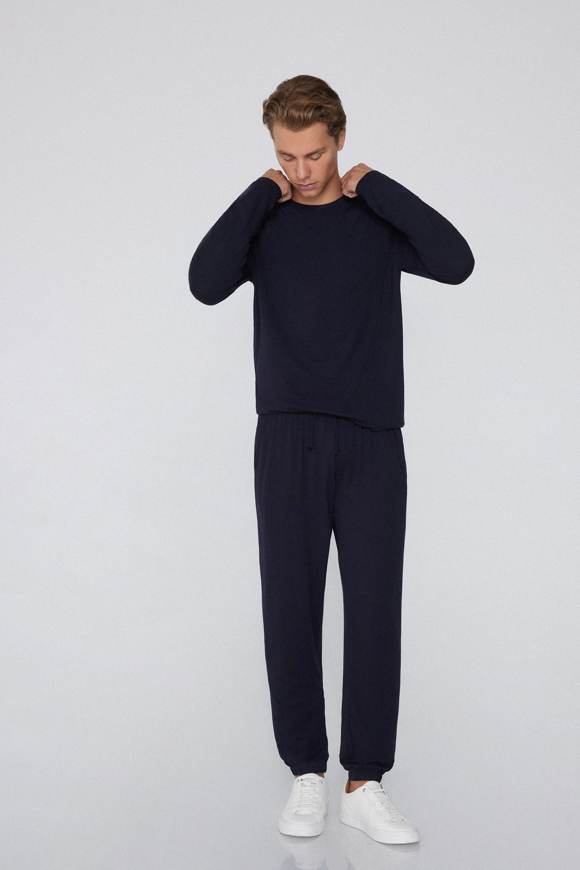 Pantaloni Lunghi Viscosa con Coulisse