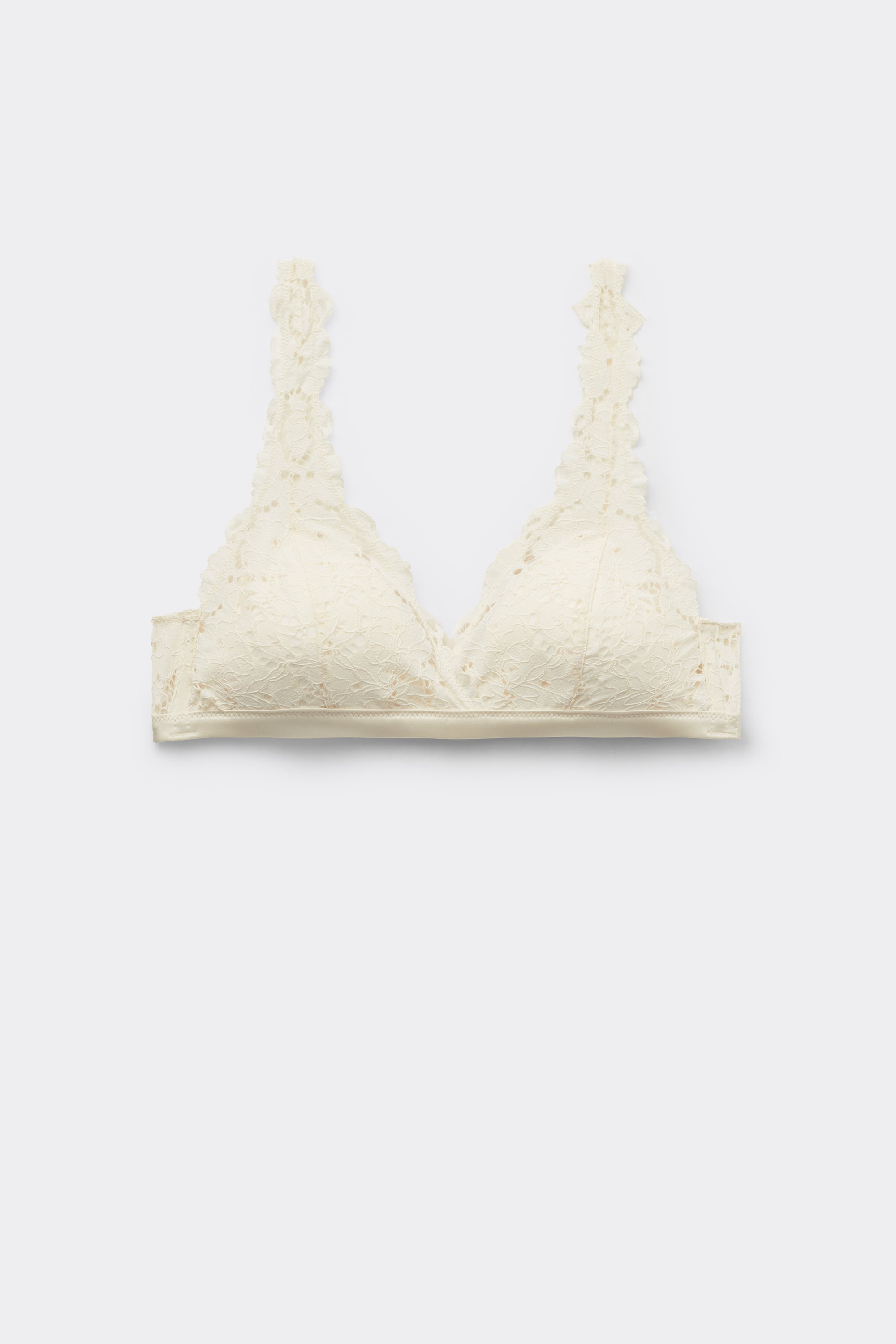 Soutien-Gorge Triangle Havana L&eacute;g&egrave;rement Rembourr&eacute; Ivory Bloom