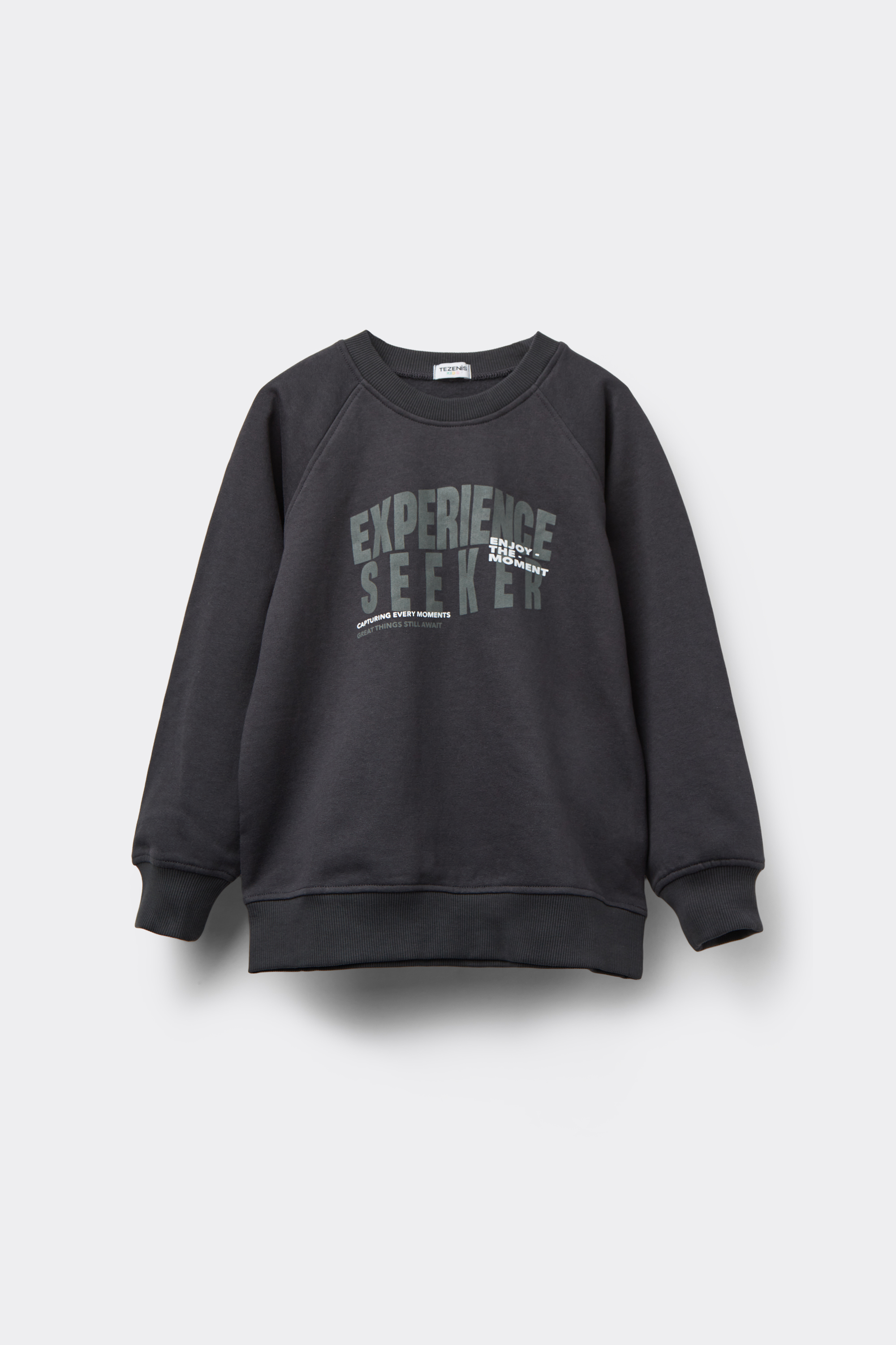 SWEATSHIRT LONG SLEEVE Brush RAGLAN PRINTED
