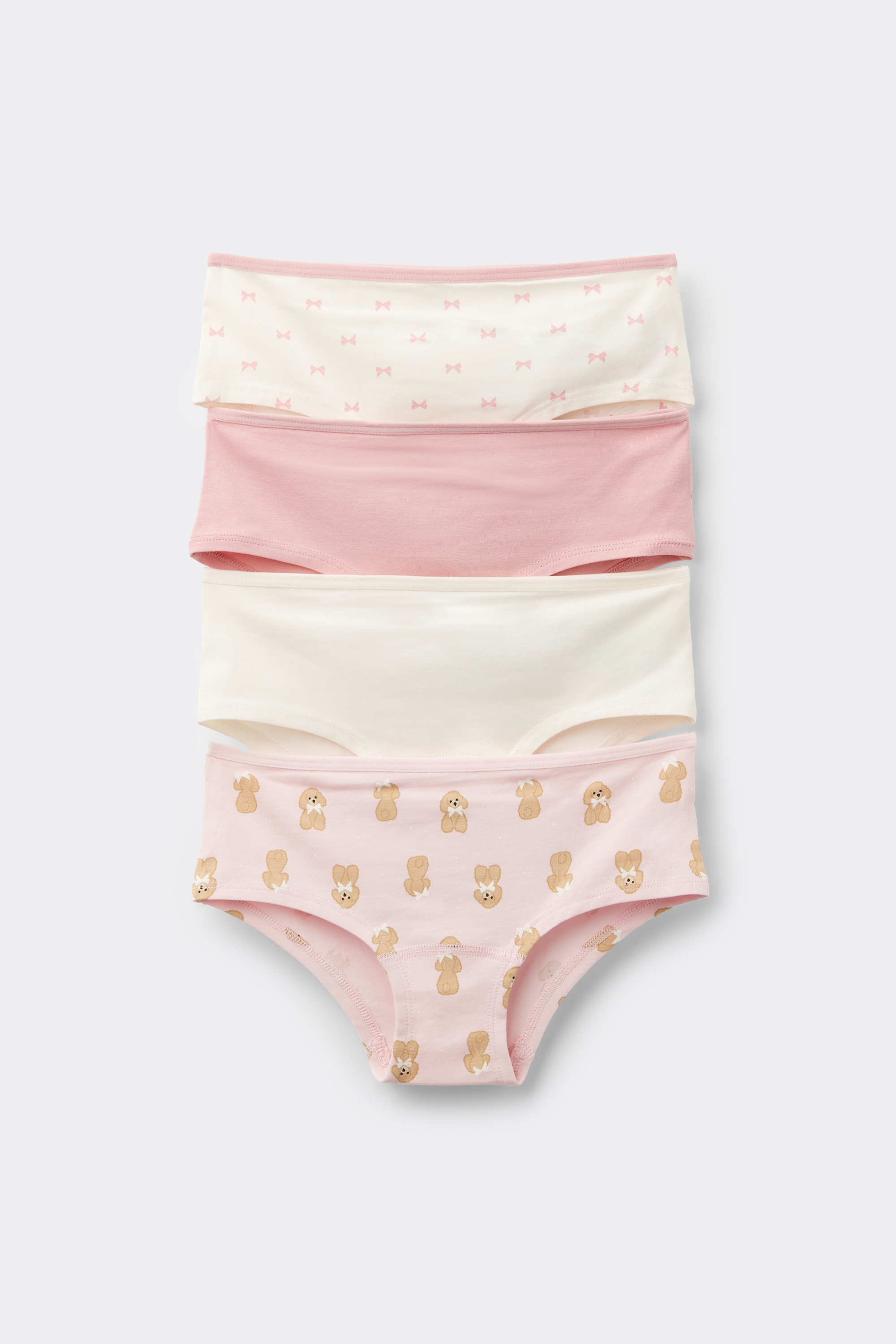 4 Culottes Niña Algodón Estampado