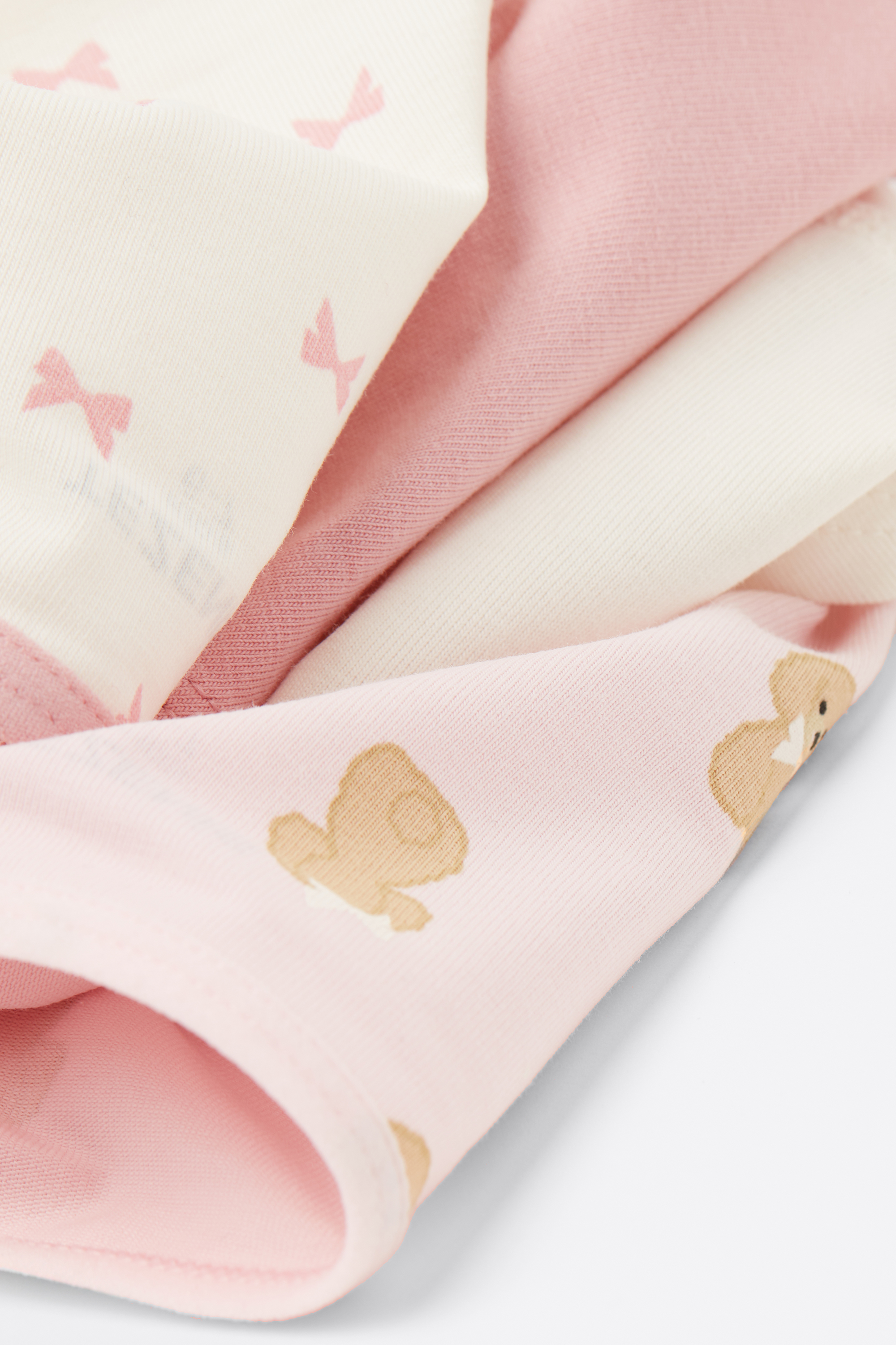 4 Paia Culotte Bimba Cotone Stampato