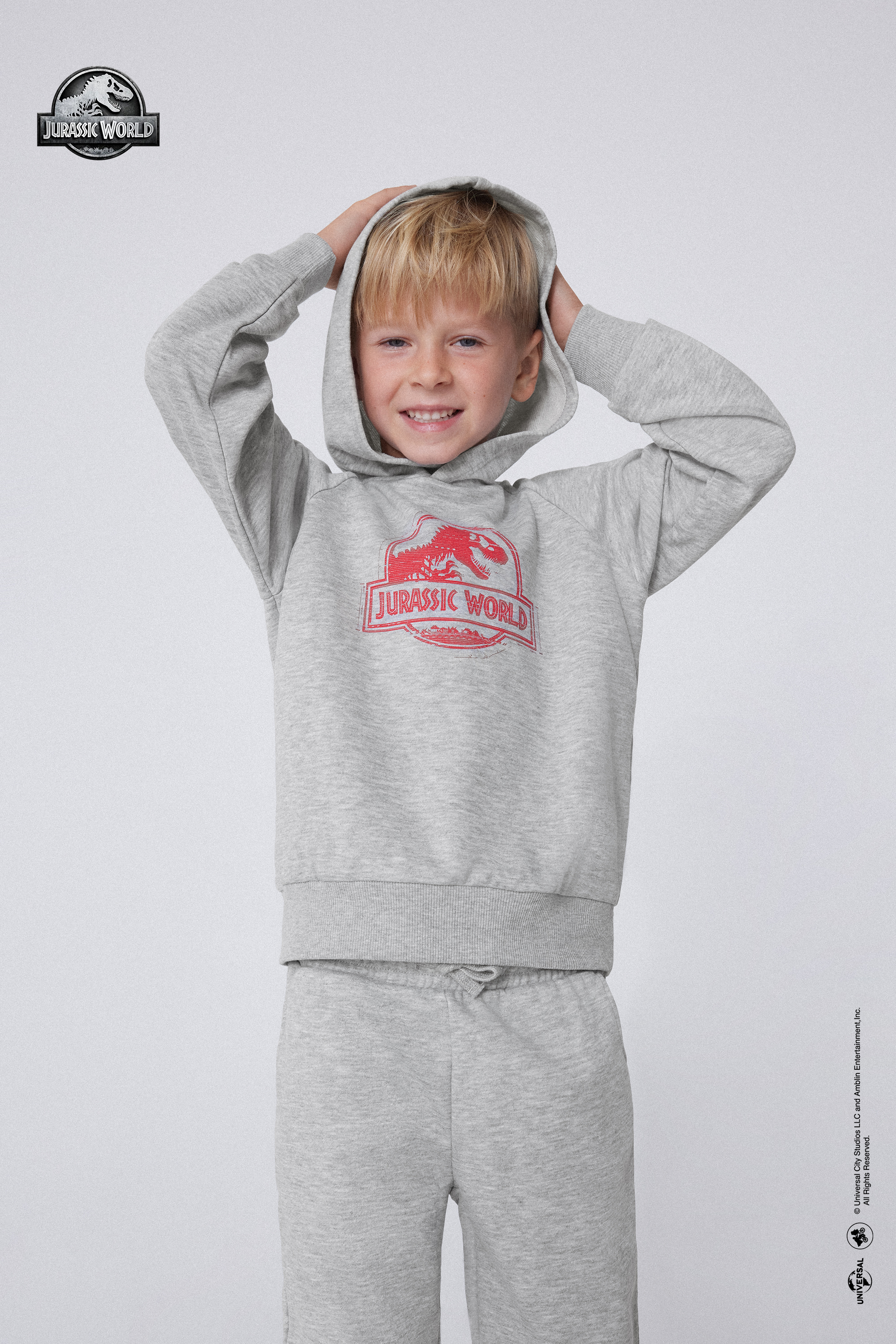 Camisola Felpa Manga Comprida com Capuz Jurassic World
